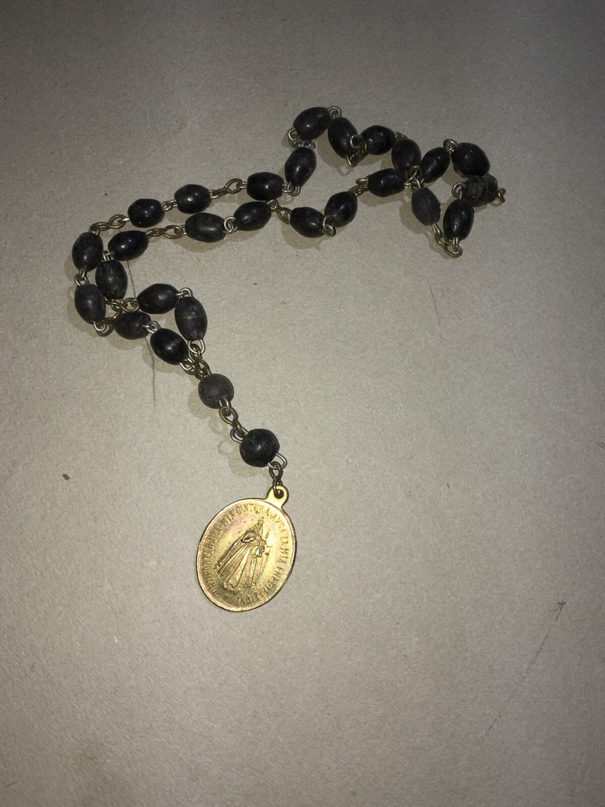 Arte Devozionale: Sant'Agostino E Madonna Della Cintura, Antica Medaglietta