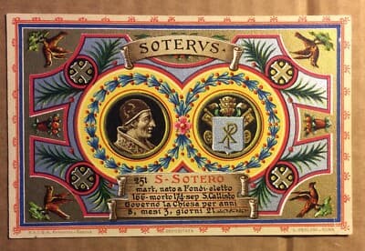 Papa Sotero: Cartolina Cromolitografica Di L. Ferloni, 1903