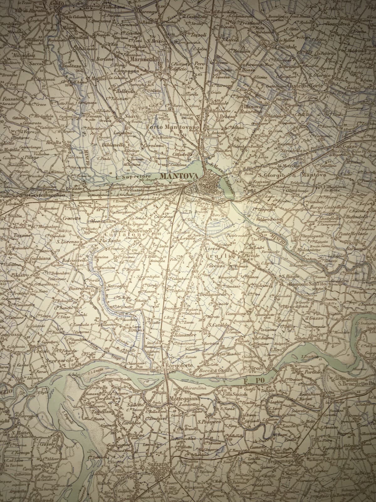 Militaria, Grande Cartografia d'Epoca: Cremona, Parma, Verona, Garda E Viabilità, 1939