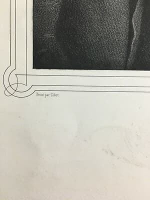 Arte Devozionale: San Vincenzo De' Paoli, Antica Litografia Di Geoffroy Da Cibot