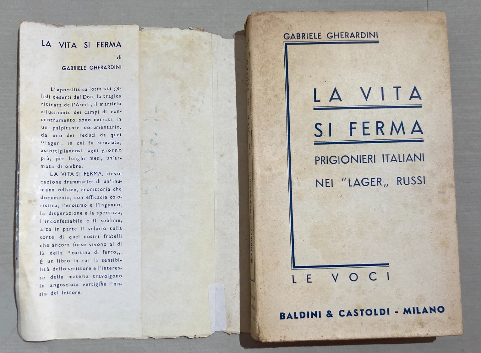 Militaria: Seconda Guerra Mondiale   Campi Di Concentramento Italiani Nei Lager Russi