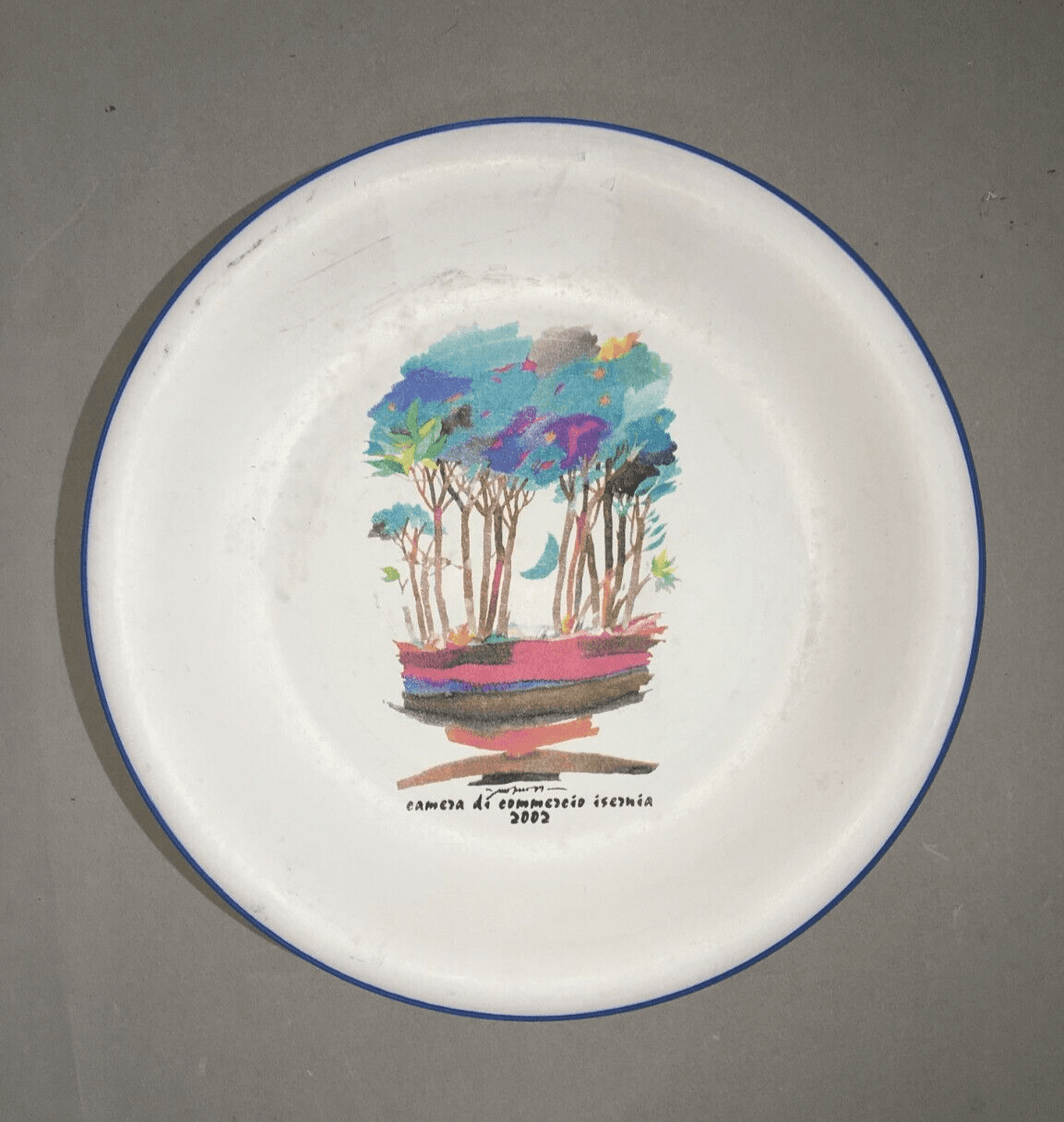 Molise, Isernia. Piatto Decorativo Commemorativo 75 Giorni Di Buona Cucina Molisana, 2002