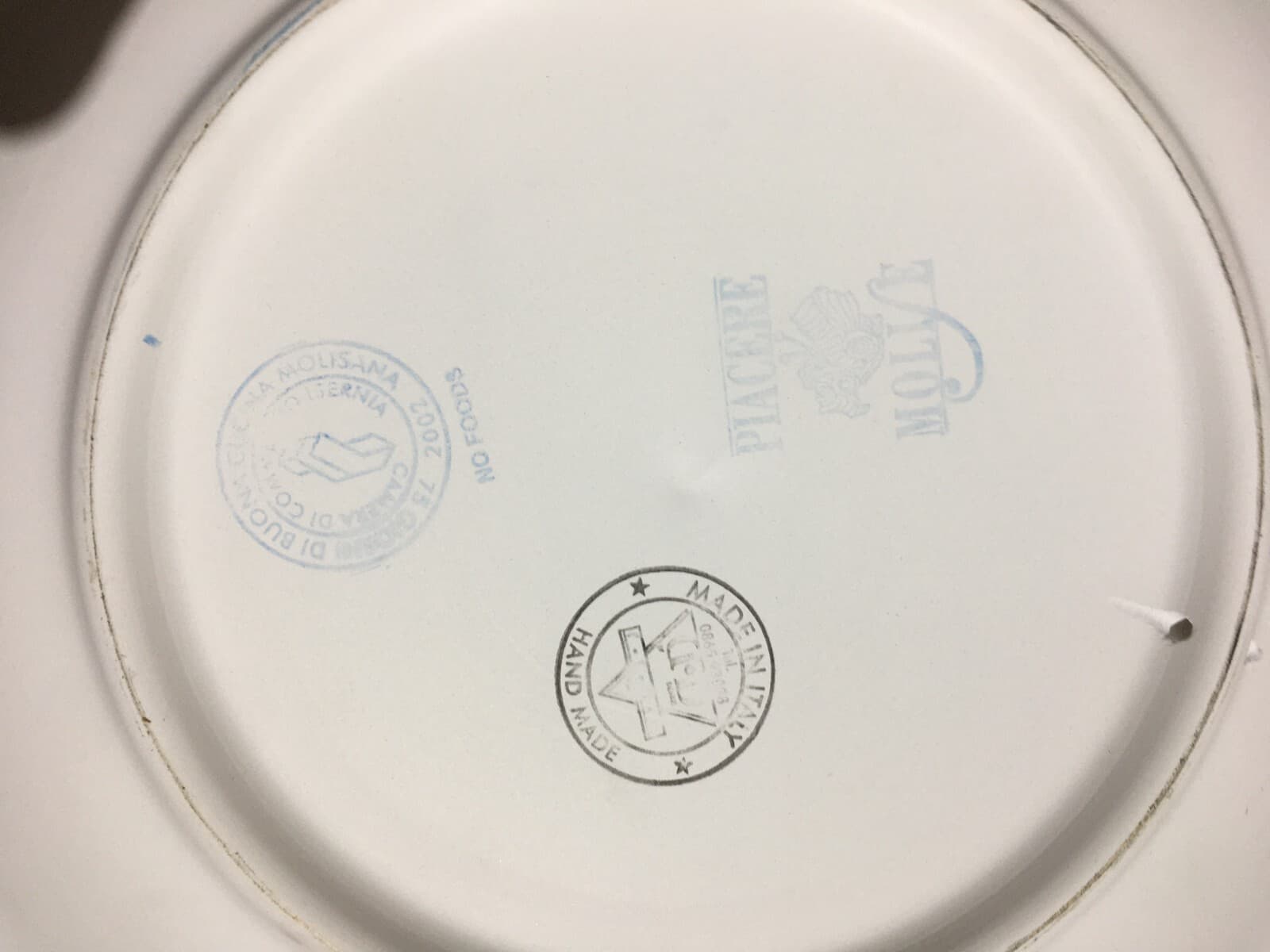 Molise, Isernia. Piatto Decorativo Commemorativo 75 Giorni Di Buona Cucina Molisana, 2002