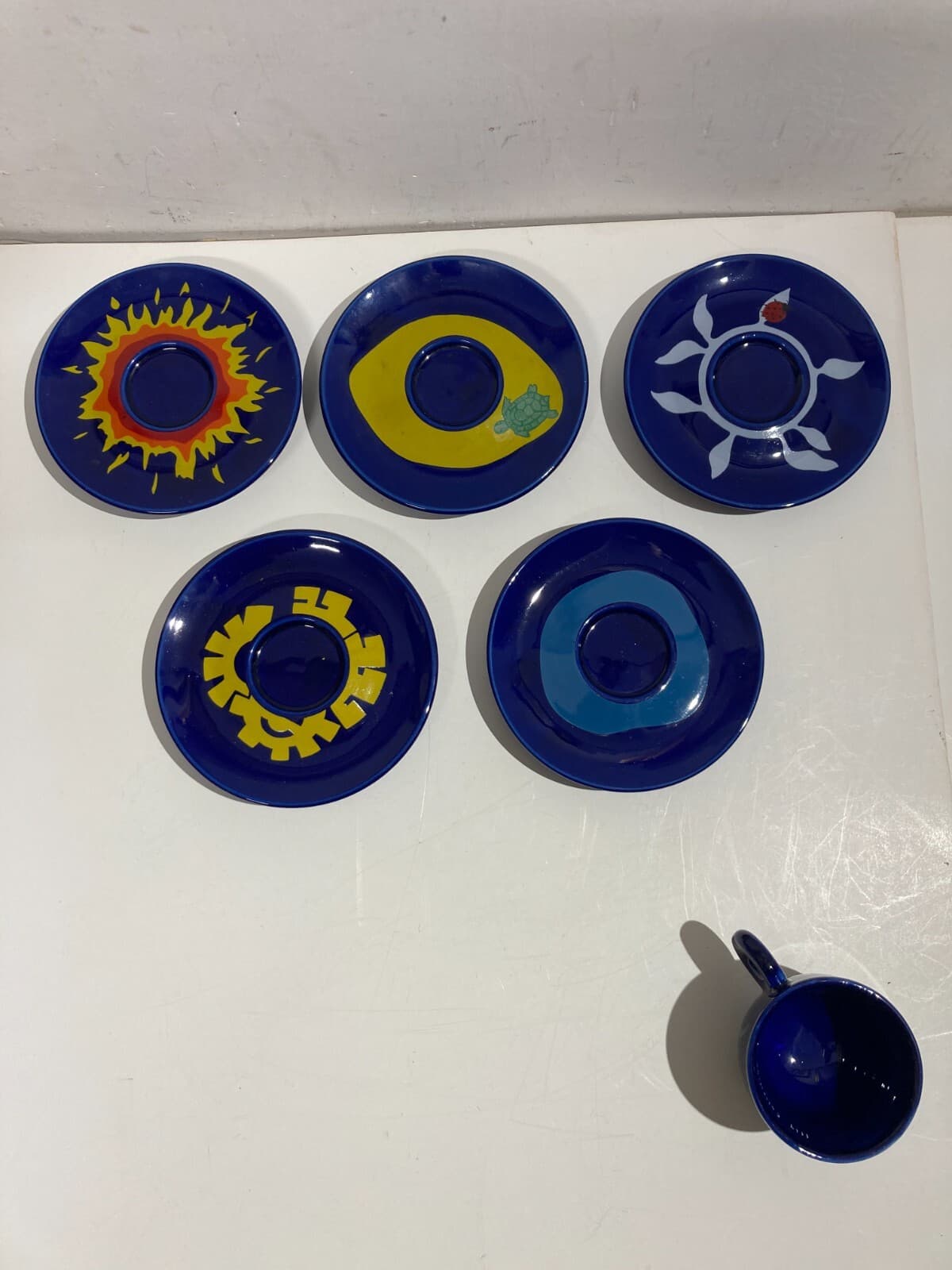 Illy Collection: 5 Tazze Da Caffè E Piattini Di Luca Trazzi