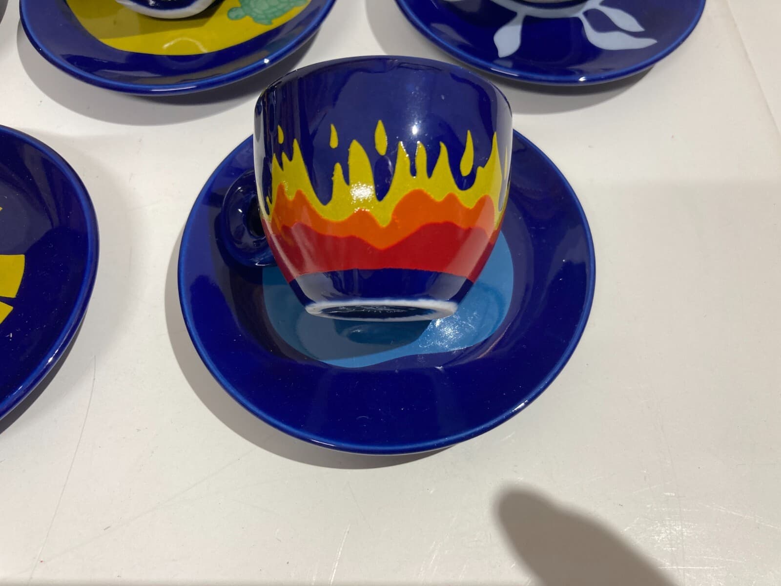 Illy Collection: 5 Tazze Da Caffè E Piattini Di Luca Trazzi