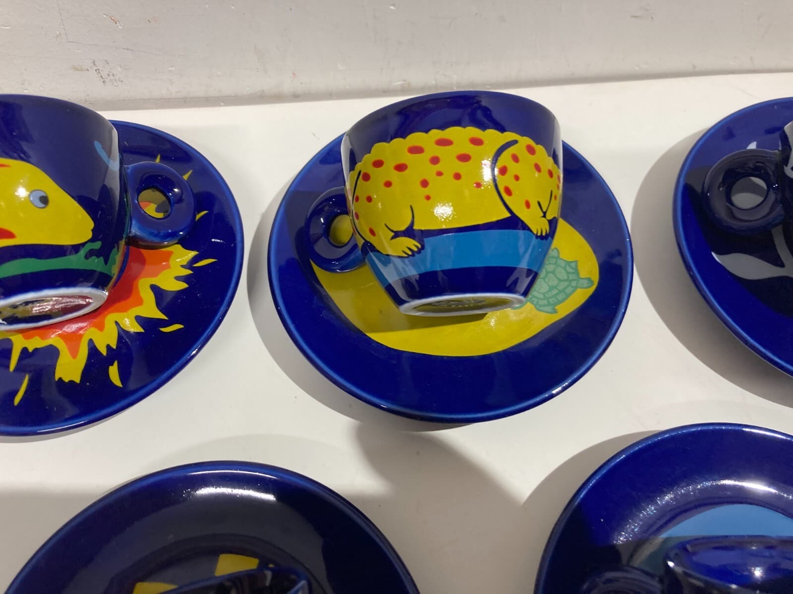 Illy Collection: 5 Tazze Da Caffè E Piattini Di Luca Trazzi