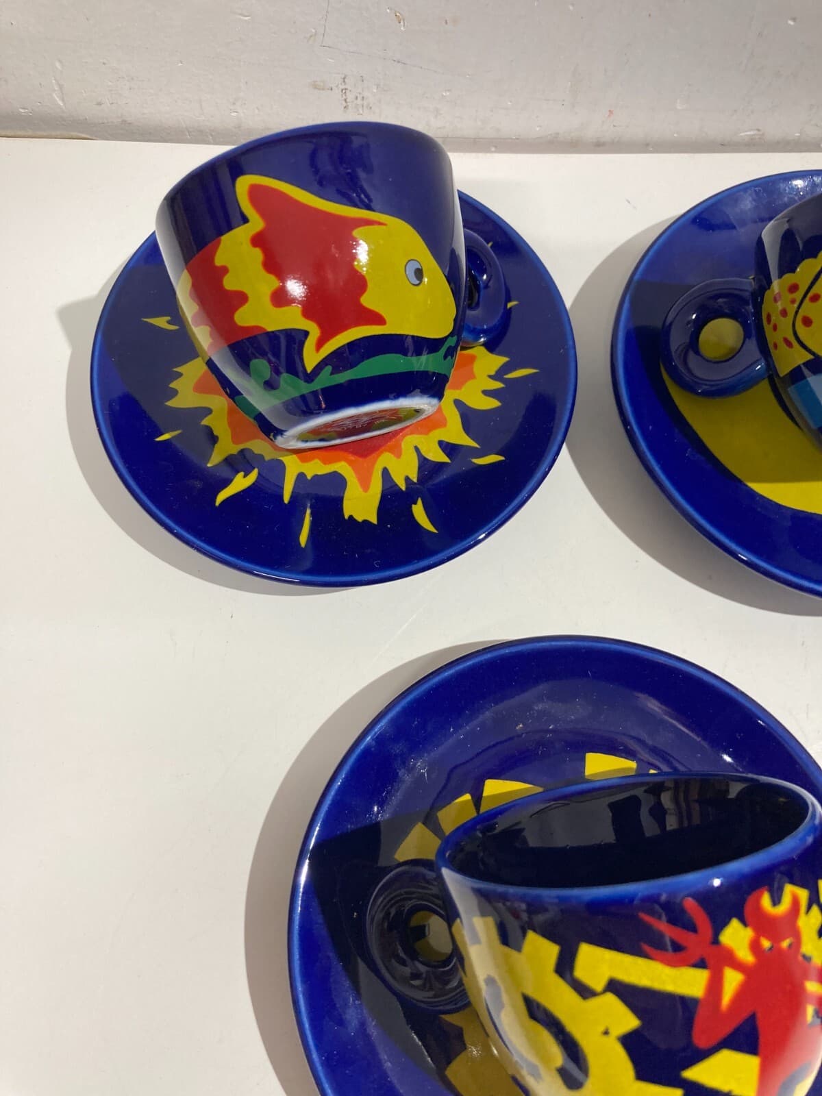 Illy Collection: 5 Tazze Da Caffè E Piattini Di Luca Trazzi