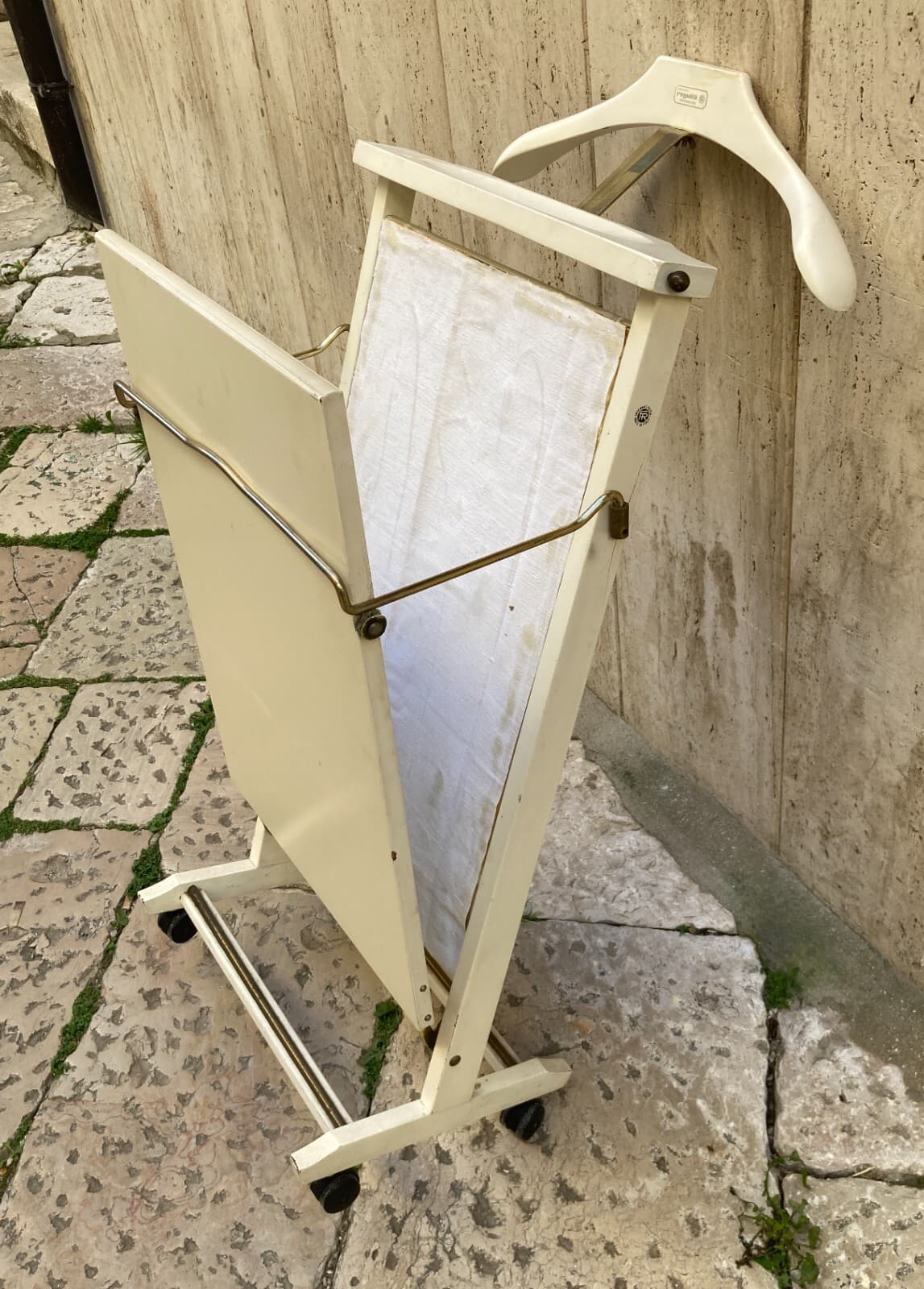 Mobile Servo Muto Reguitti In Legno Laccato Bianco