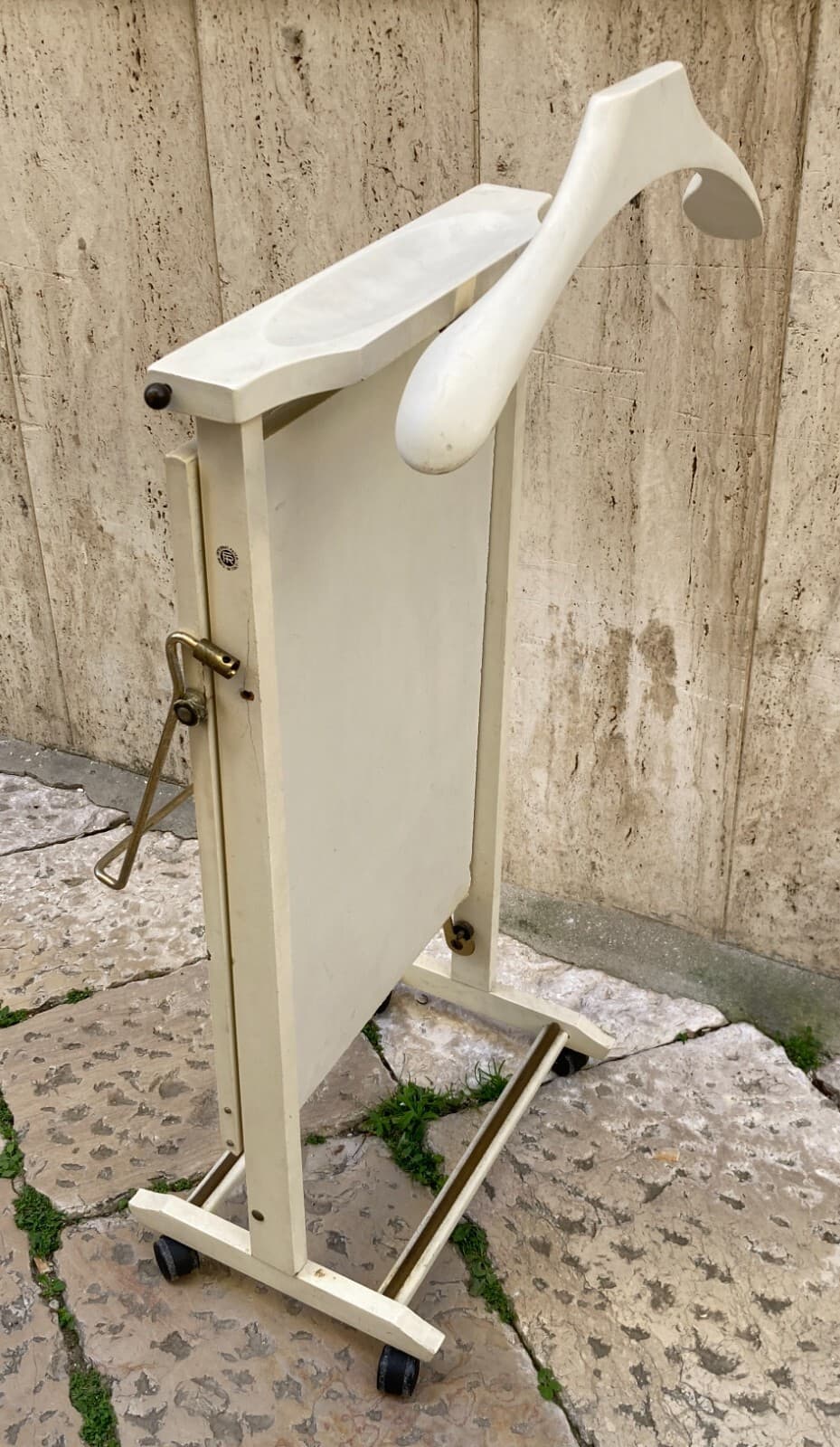 Mobile Servo Muto Reguitti In Legno Laccato Bianco