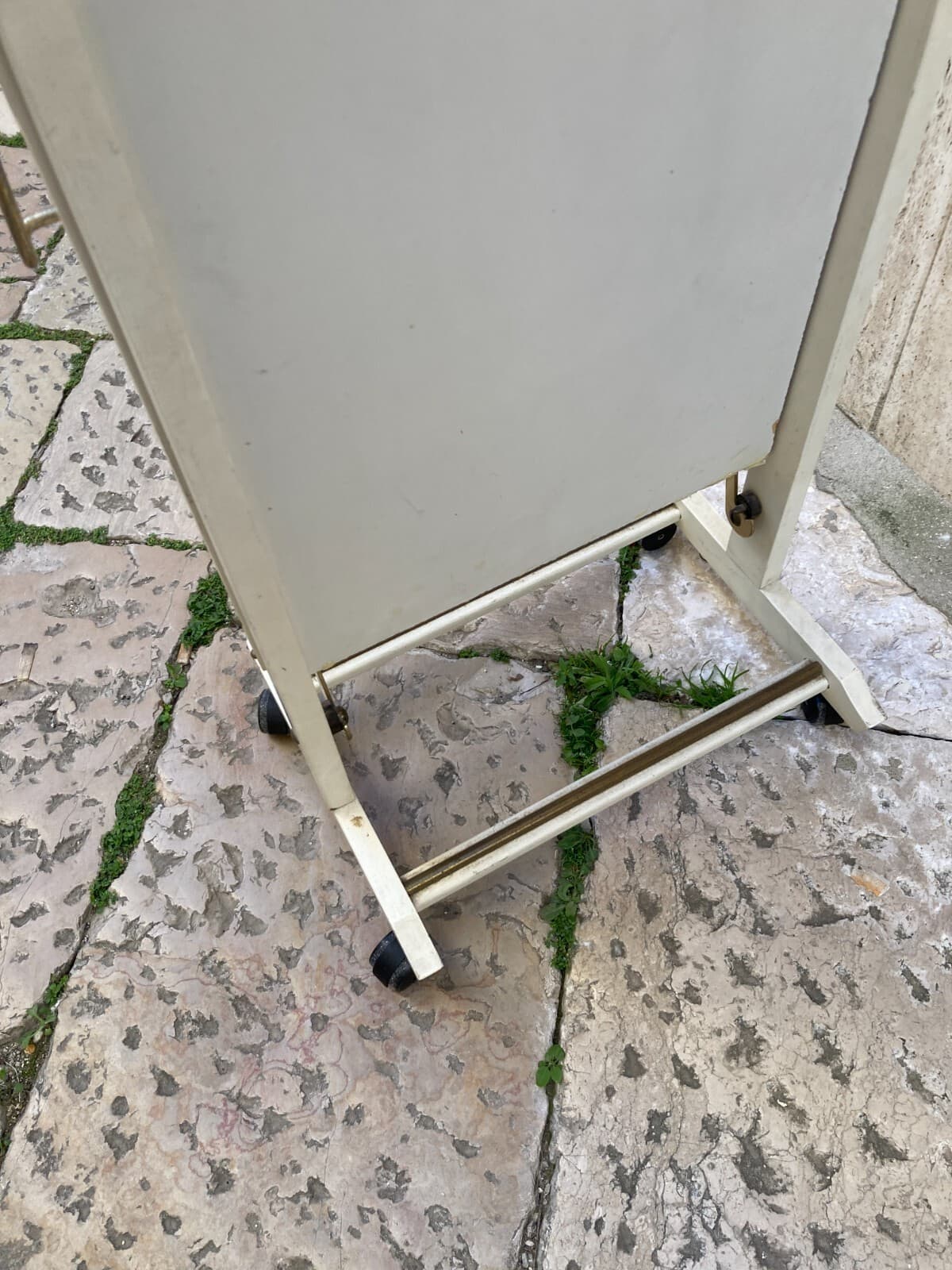 Mobile Servo Muto Reguitti In Legno Laccato Bianco