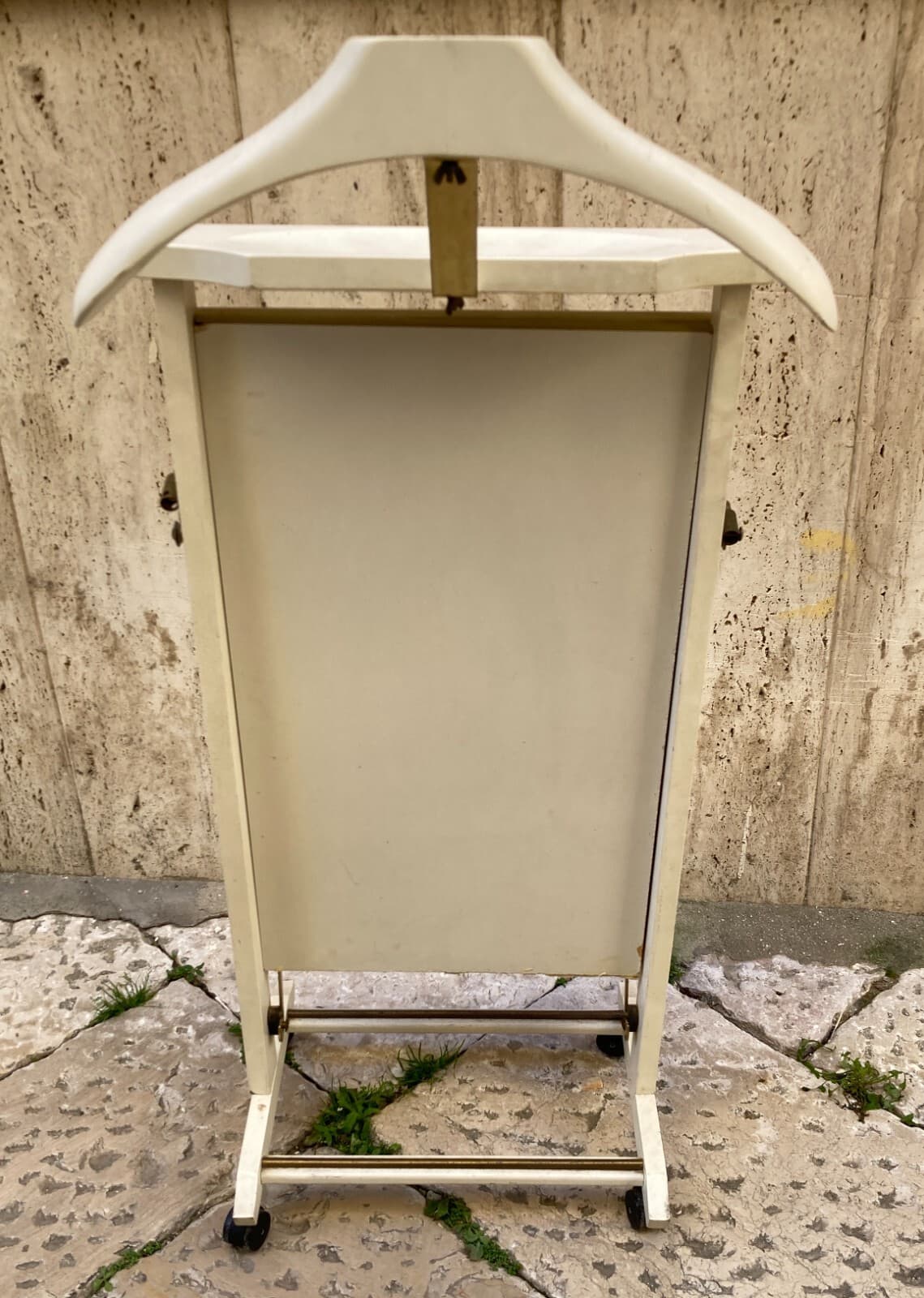 Mobile Servo Muto Reguitti In Legno Laccato Bianco