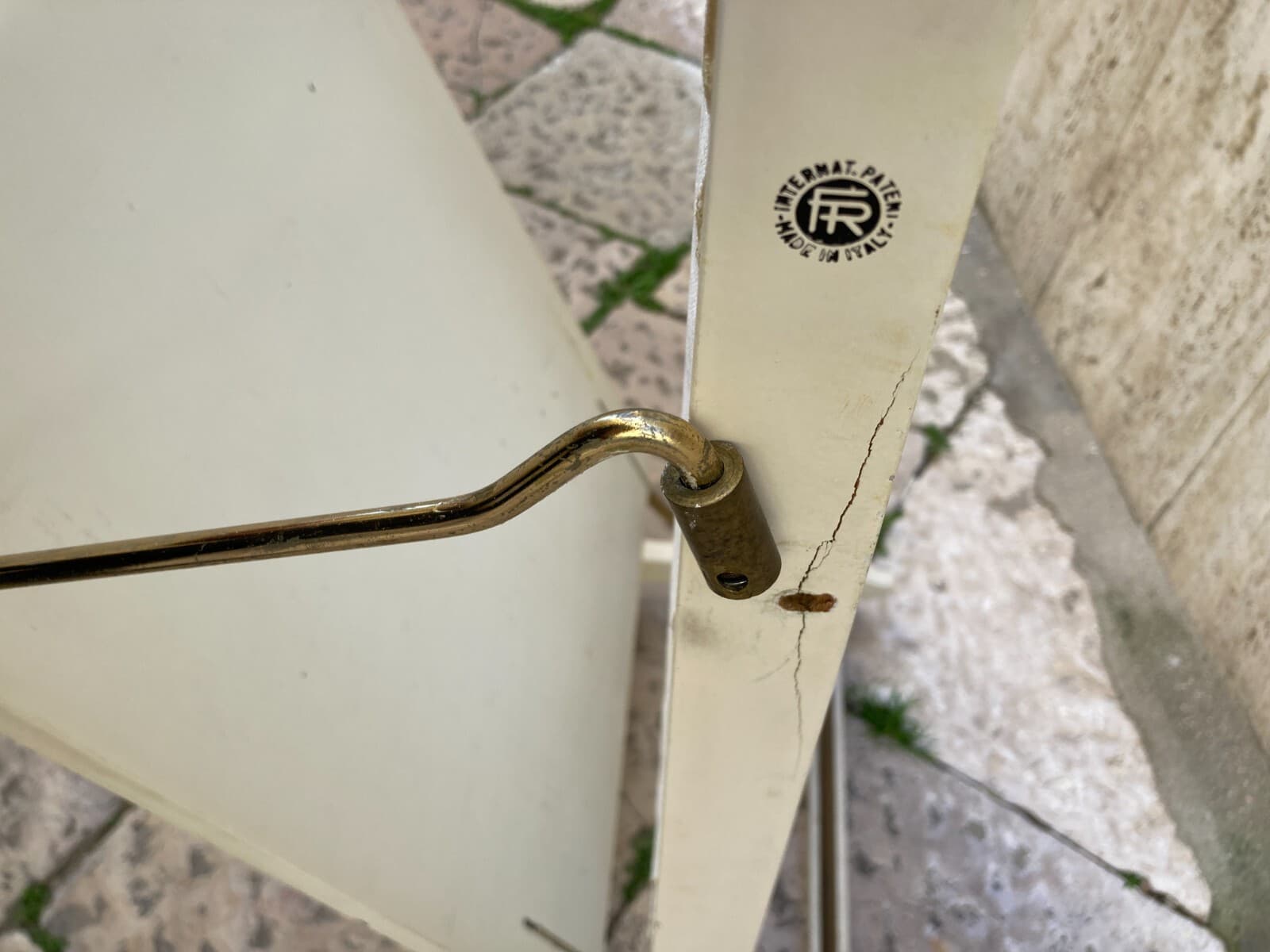 Mobile Servo Muto Reguitti In Legno Laccato Bianco