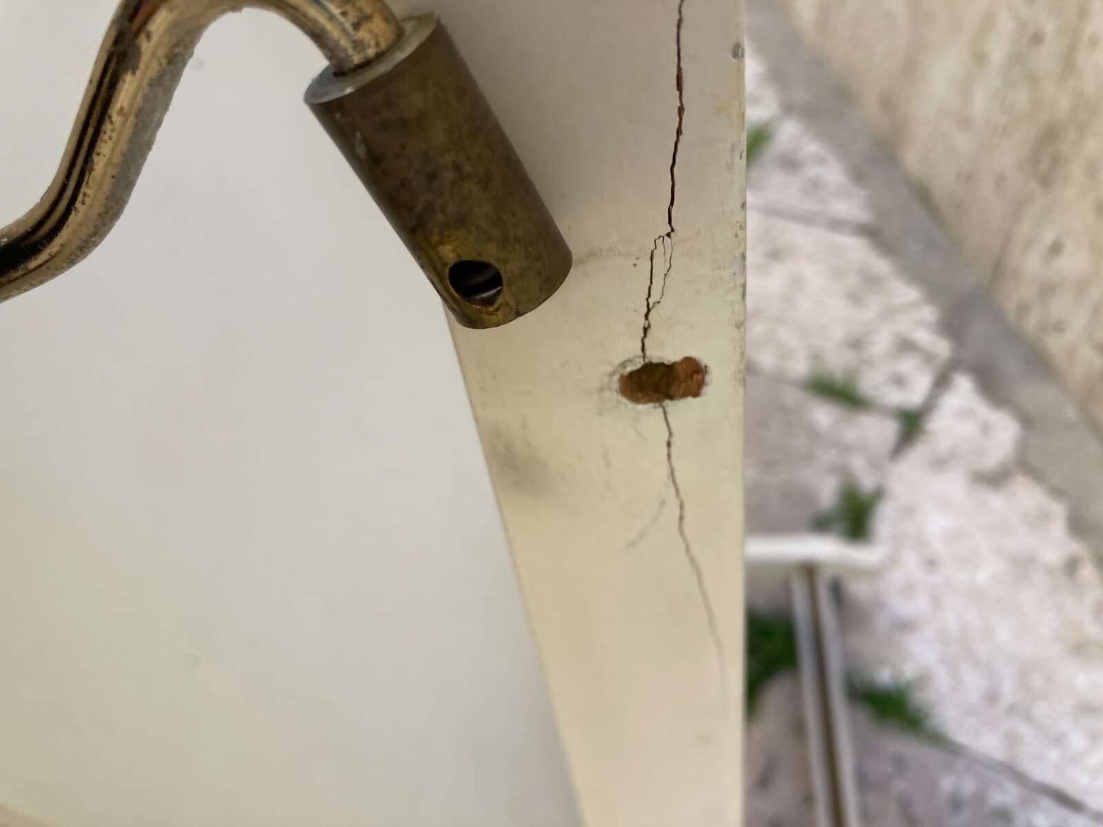 Mobile Servo Muto Reguitti In Legno Laccato Bianco