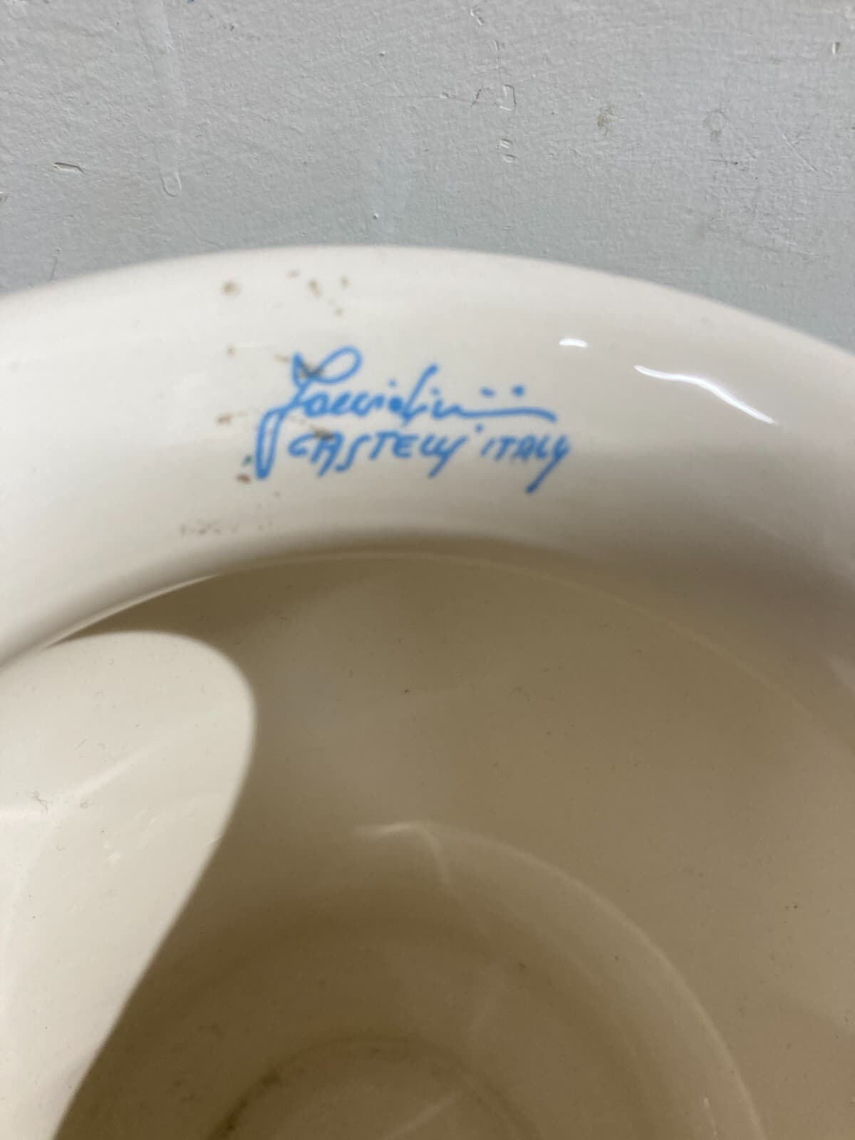 Vaso Albarello Marmorizzato, Ceramiche Facciolini, Castelli d'Abruzzo