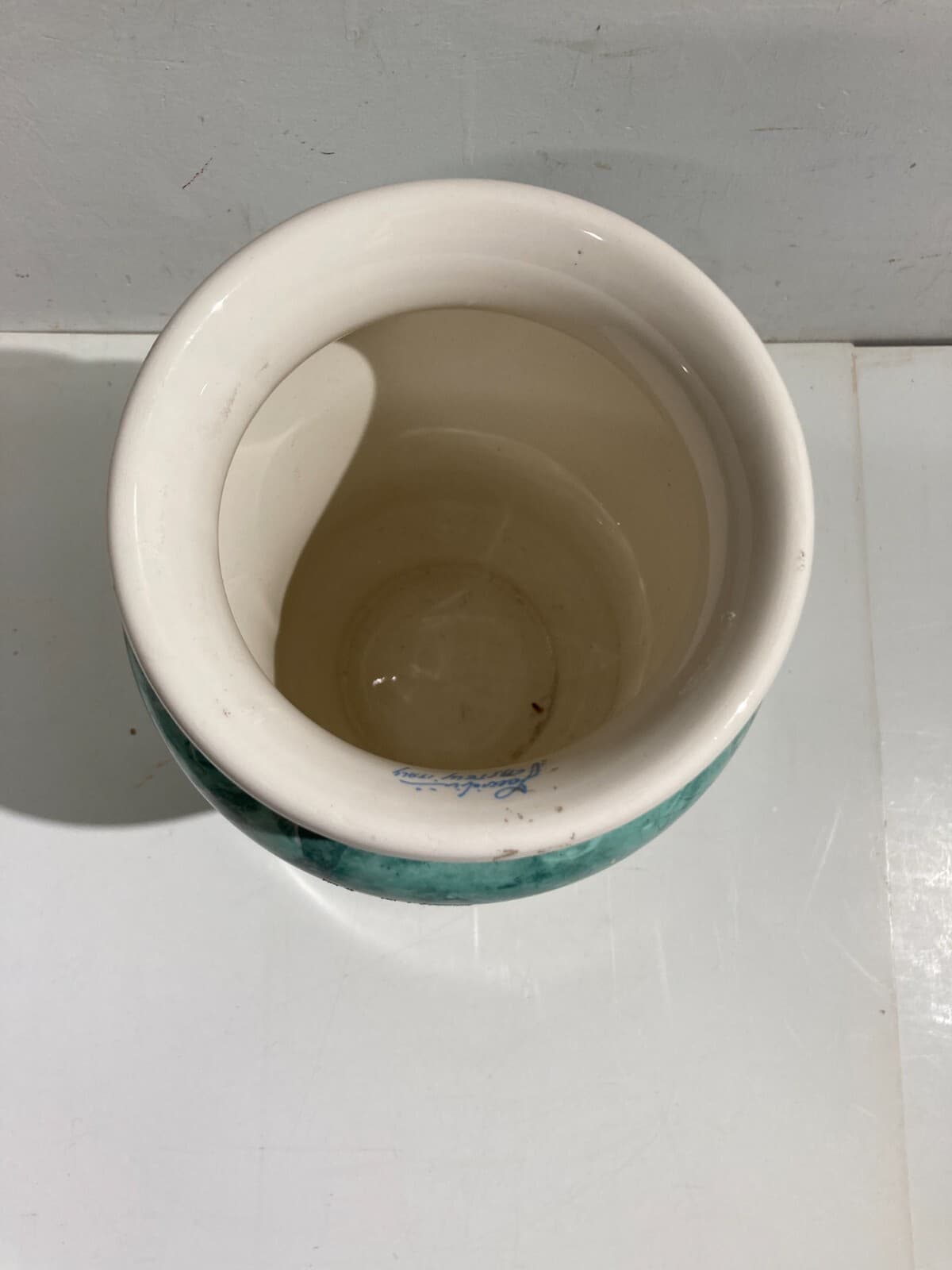 Vaso Albarello Marmorizzato, Ceramiche Facciolini, Castelli d'Abruzzo