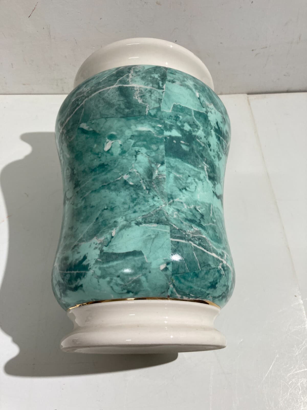 Vaso Albarello Marmorizzato, Ceramiche Facciolini, Castelli d'Abruzzo