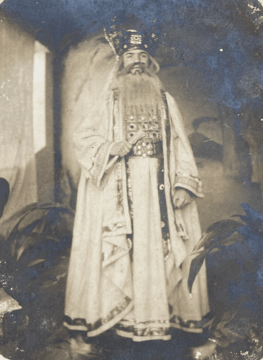 Musica, Russia. Ritratto Fotografico d'Epoca, Forse Il Cantante Mikhail Sariotti