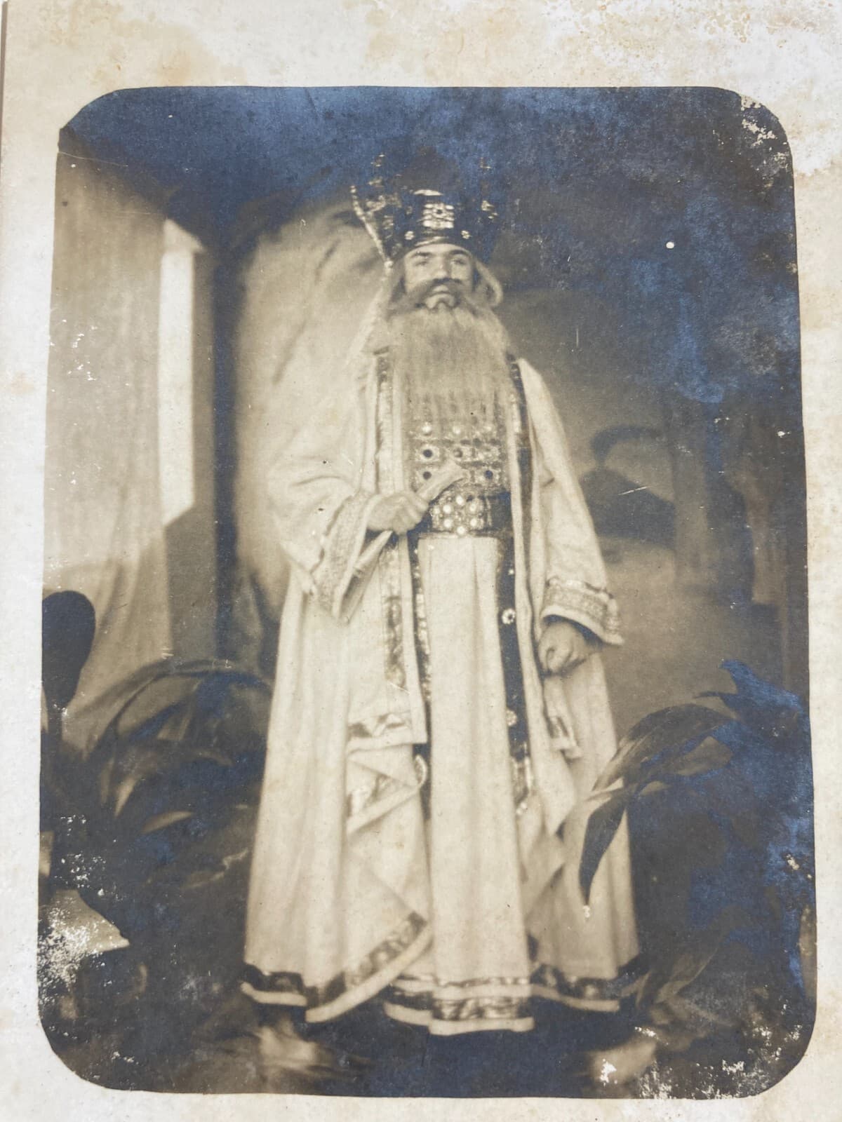 Musica, Russia. Ritratto Fotografico d'Epoca, Forse Il Cantante Mikhail Sariotti