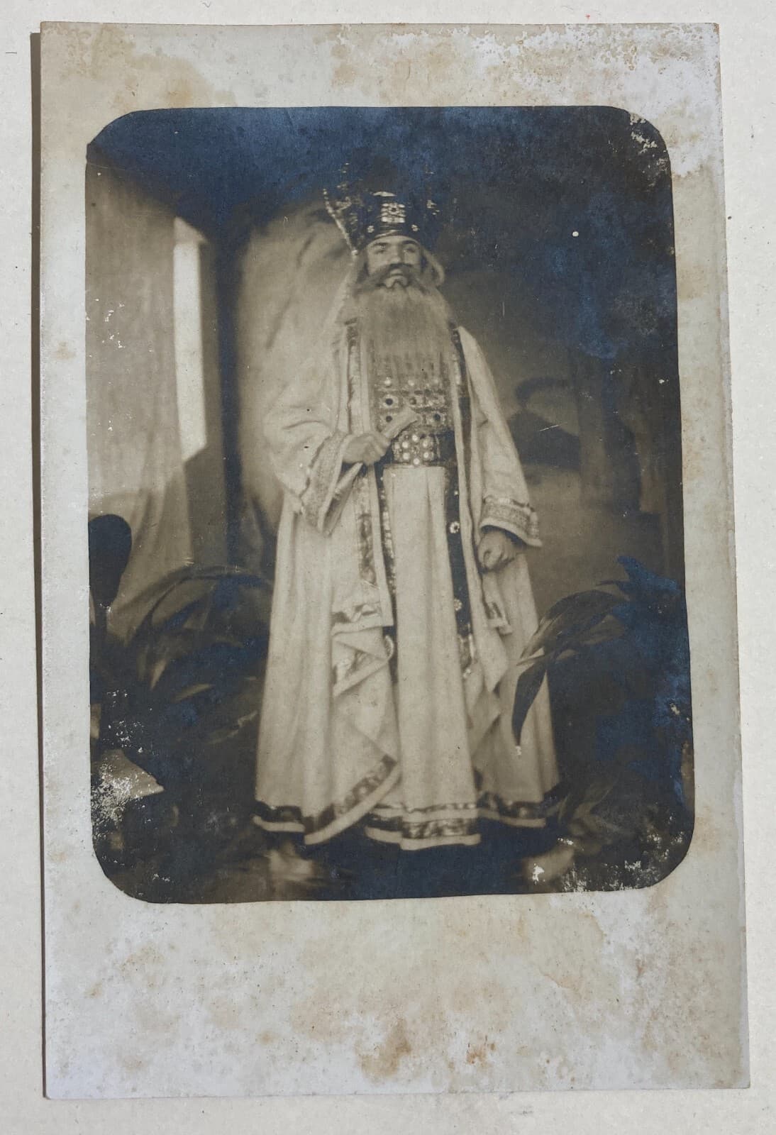 Musica, Russia. Ritratto Fotografico d'Epoca, Forse Il Cantante Mikhail Sariotti