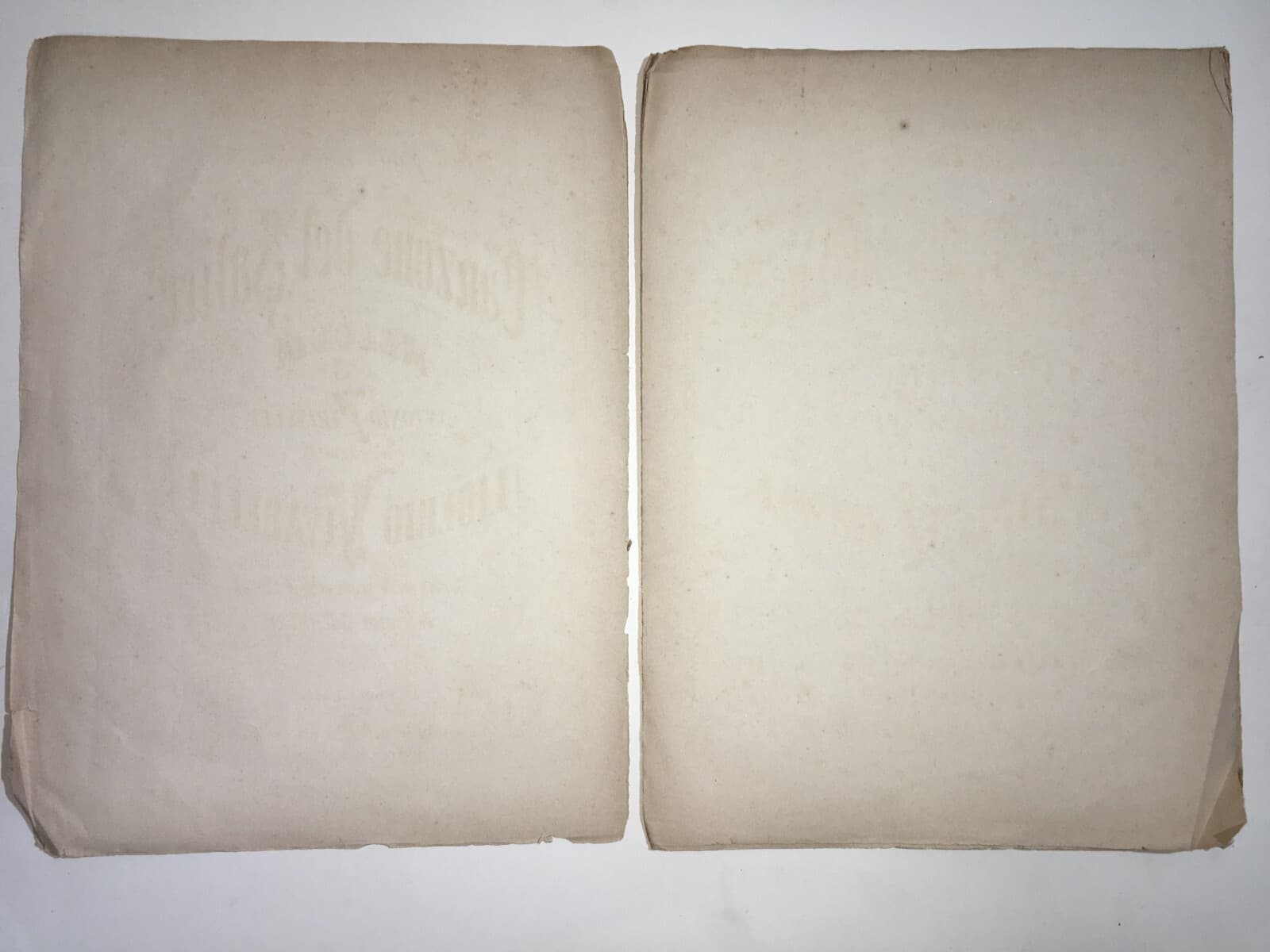 Antonio Farinelli: "Canzone Del Salice", Antico Spartito Musicale