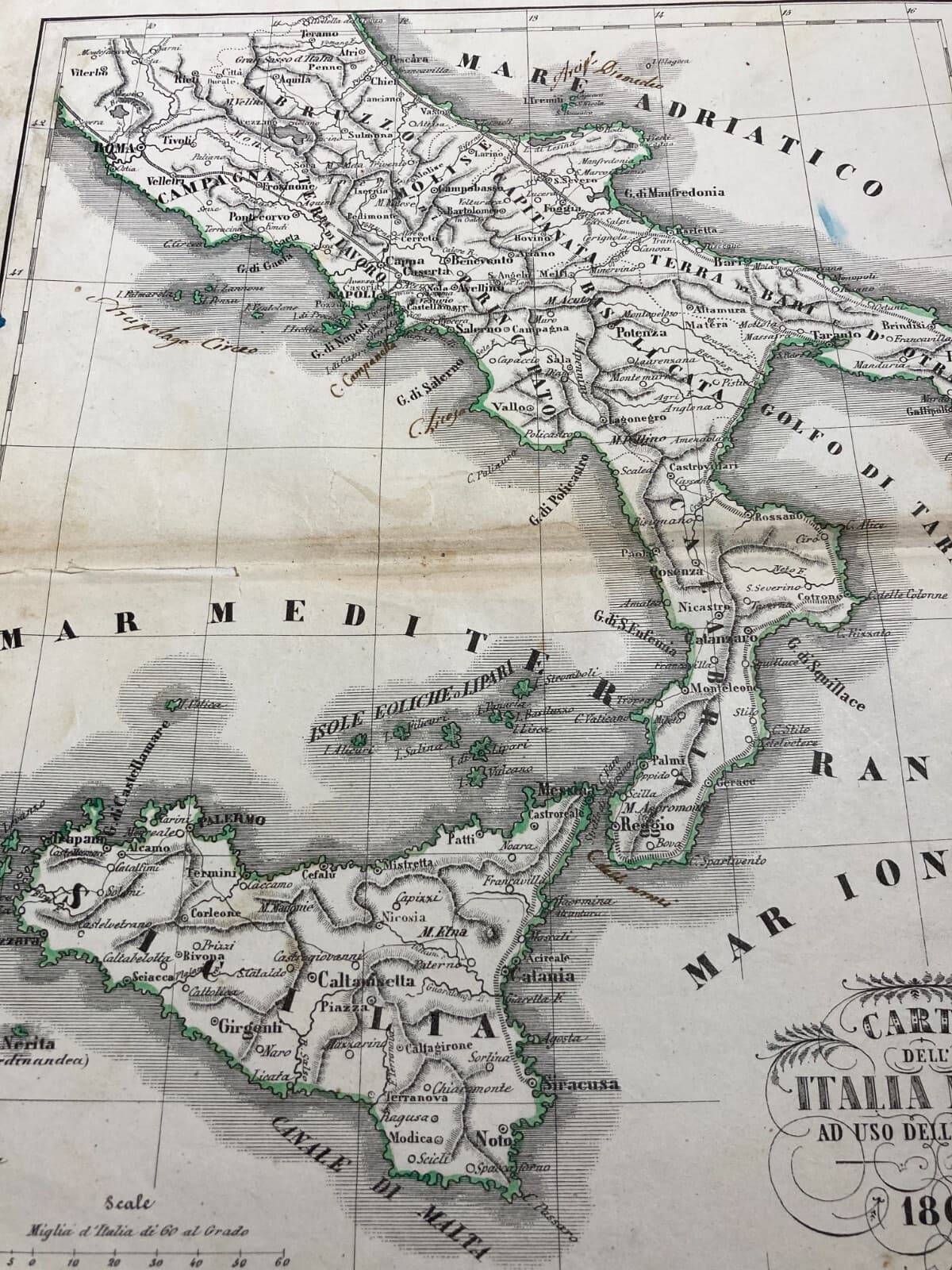 Antica Cartografia Del Meridione d'Italia: Abruzzo, Calabria, Sicilia, Campania E Puglia