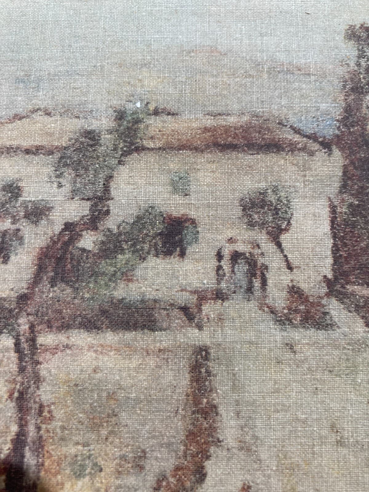 Veduta Paesaggistica Rurale Attribuita Ad Anselmo Bucci