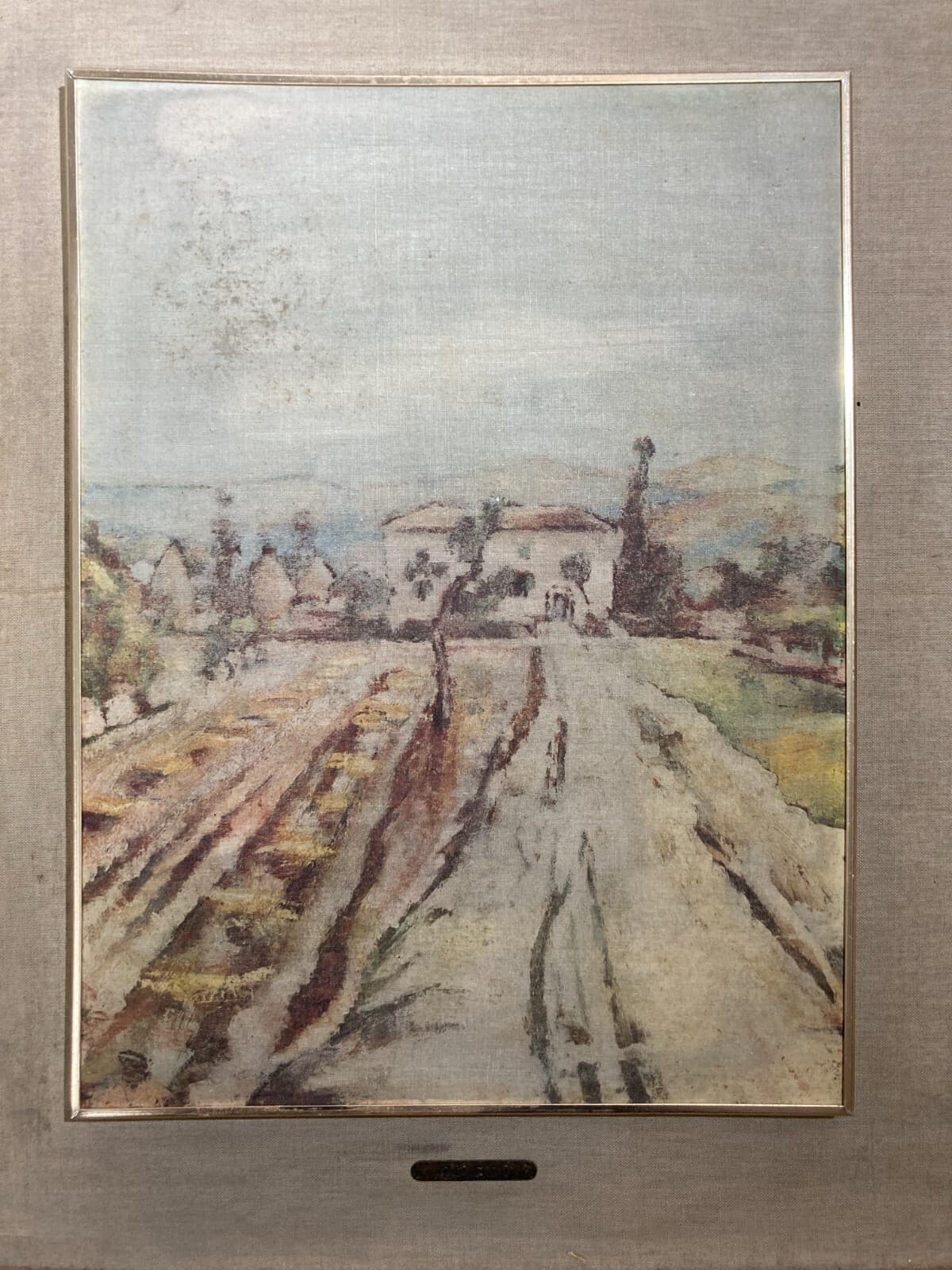 Veduta Paesaggistica Rurale Attribuita Ad Anselmo Bucci