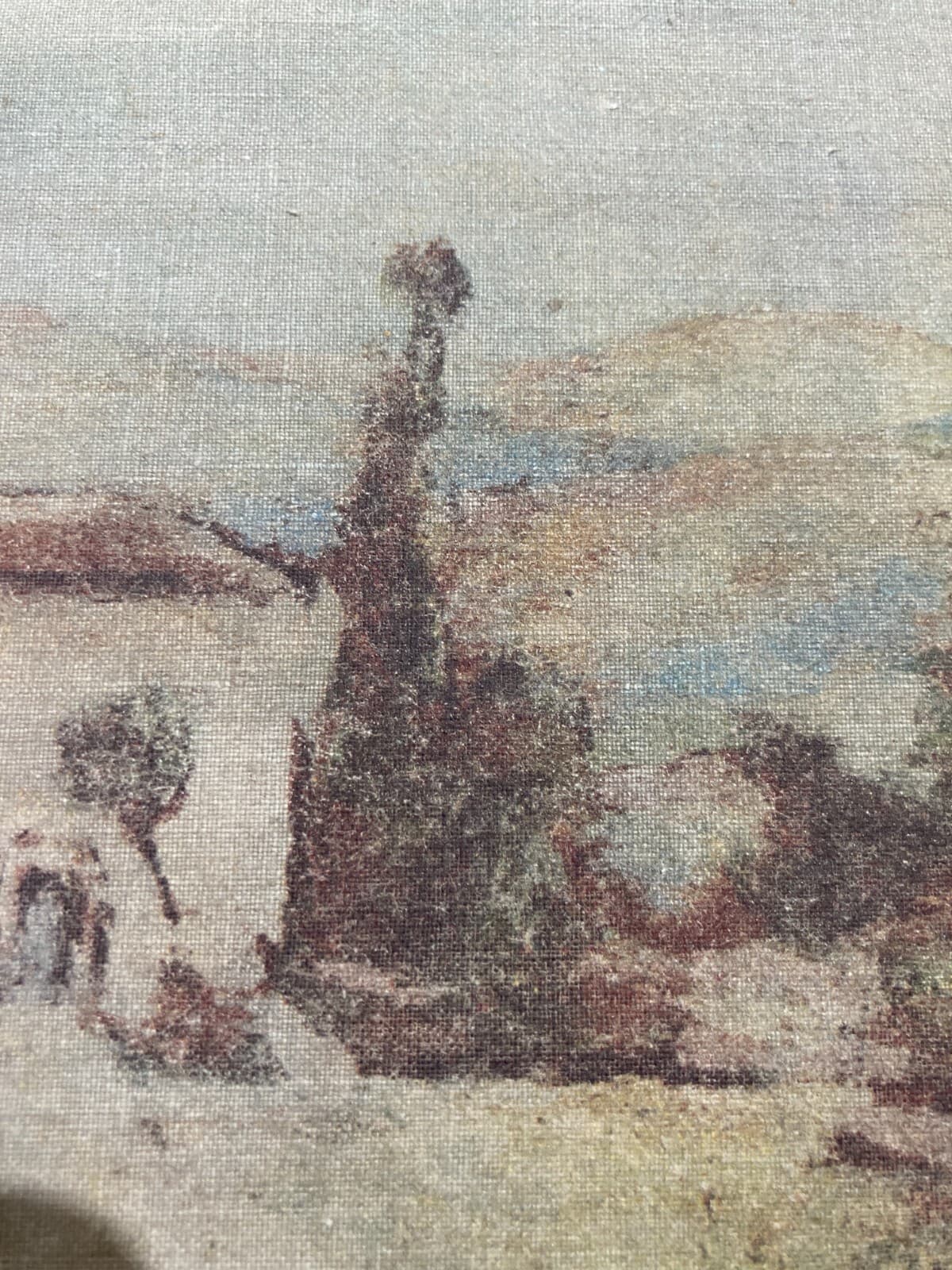 Veduta Paesaggistica Rurale Attribuita Ad Anselmo Bucci