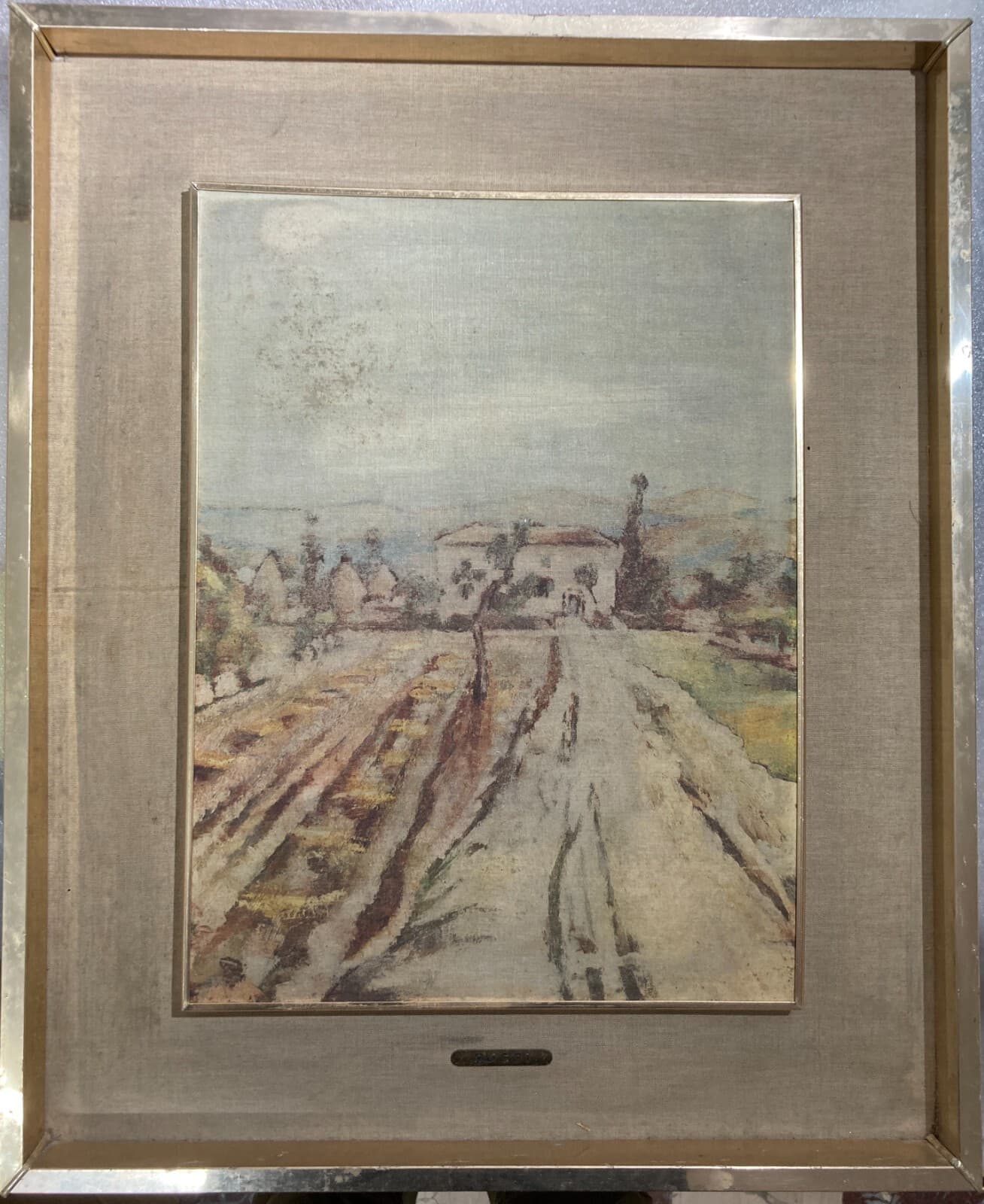 Veduta Paesaggistica Rurale Attribuita Ad Anselmo Bucci