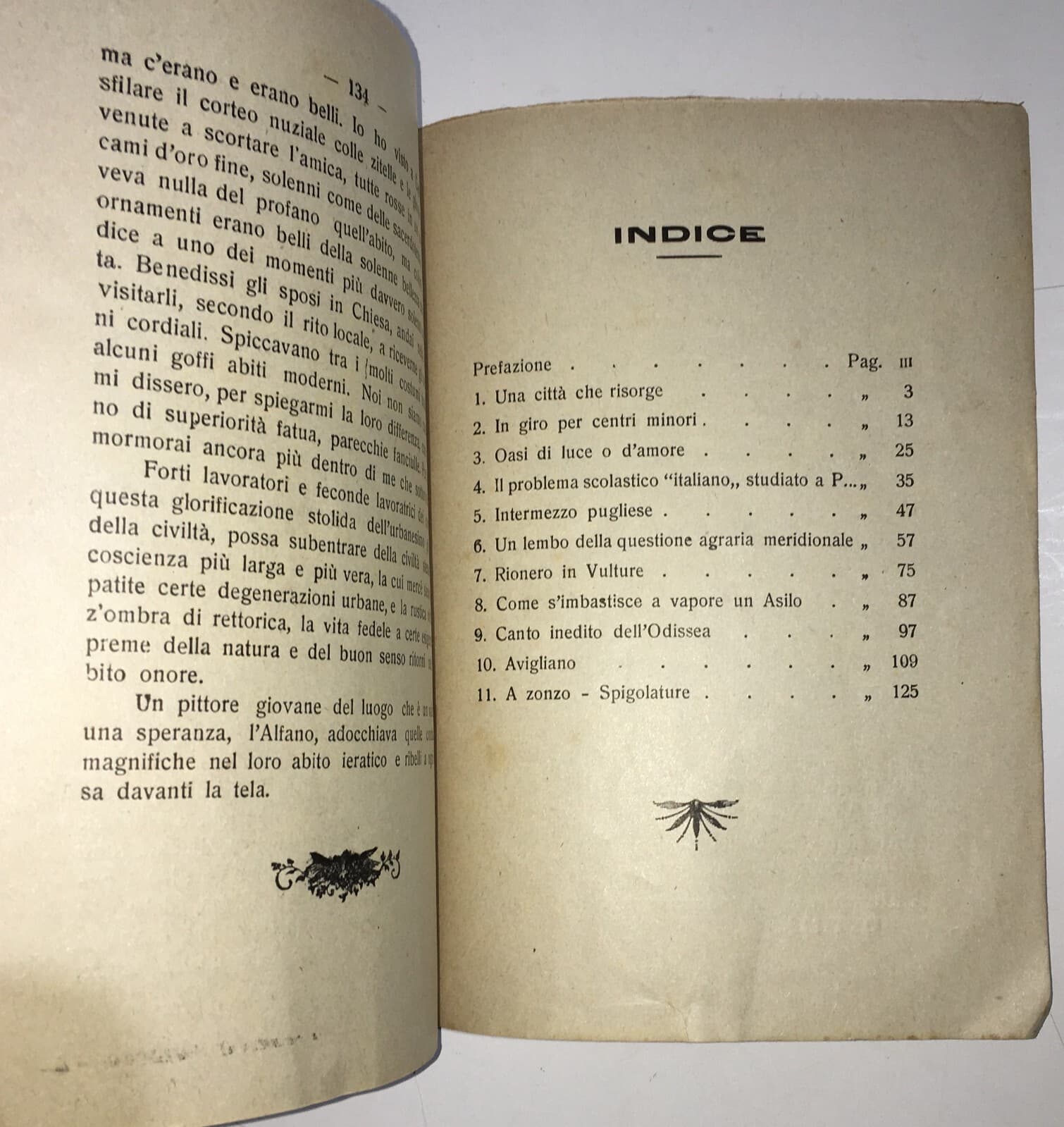 Meridione, Basilicata E Puglia: Istruzione E Asili. Giovanni Semeria, Lettere Pellegrine (1919).