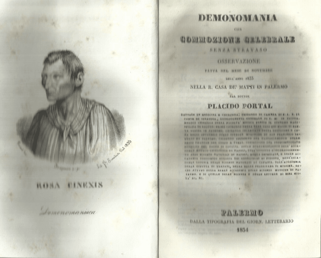 Placido Portal: Demonomania Con Commozione Cerebrale, Palermo, 1834