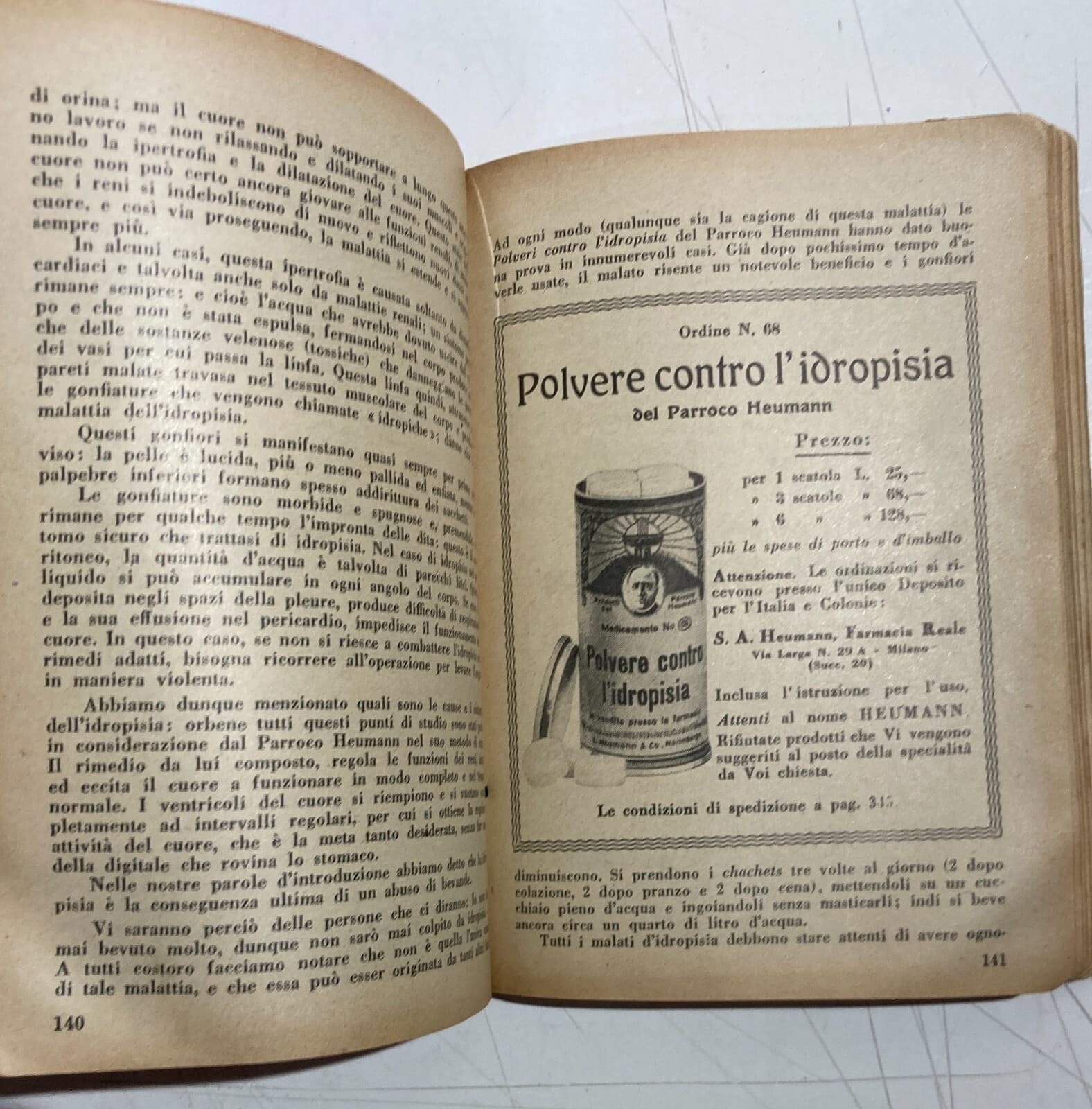 Medicina Farmacia: Manuale Medico Terapeutico E Pubblicitario Farmaceutico Heumann