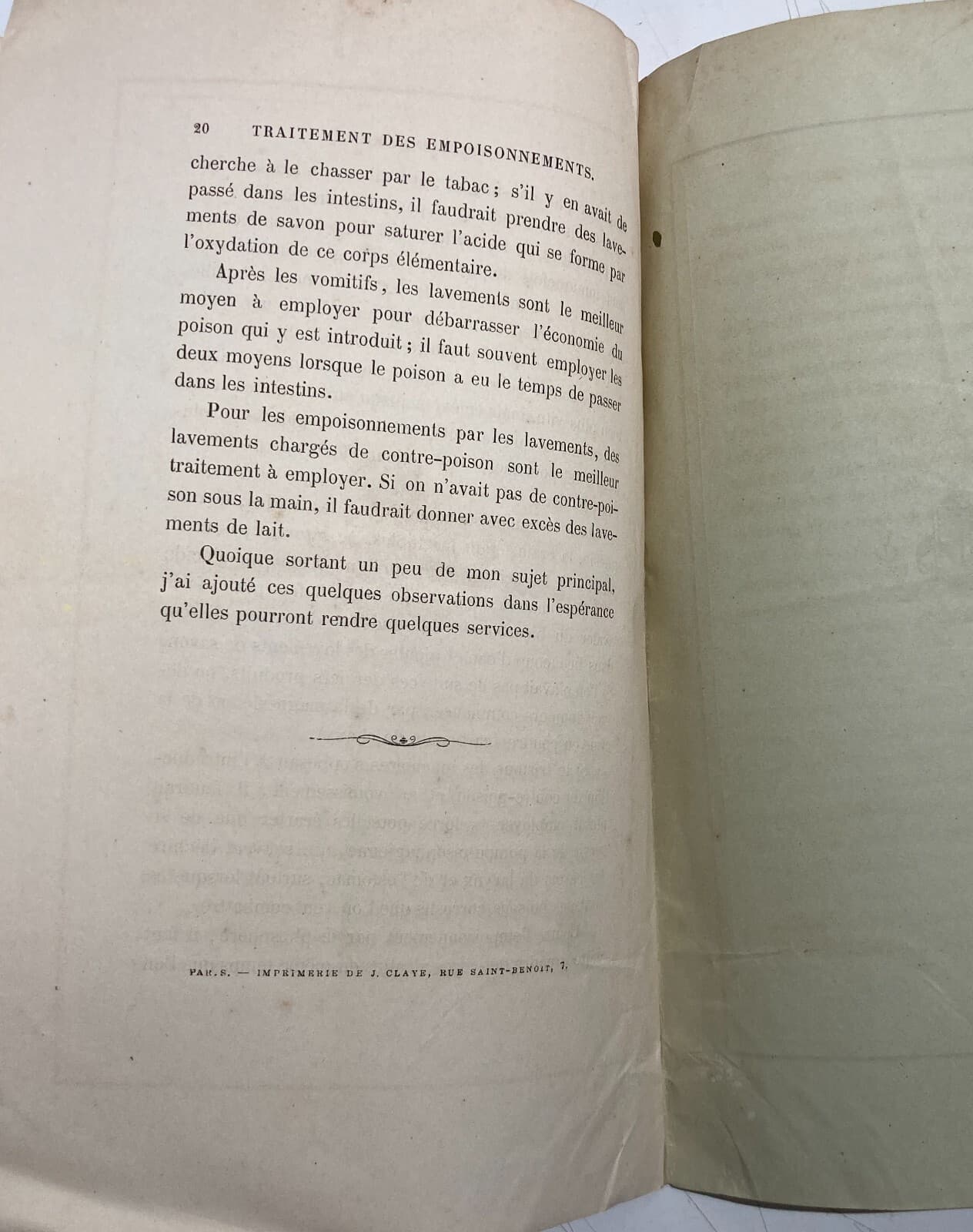 Medicina, Farmacia, Veleni E Avvelenamenti: Delaurier, 1865