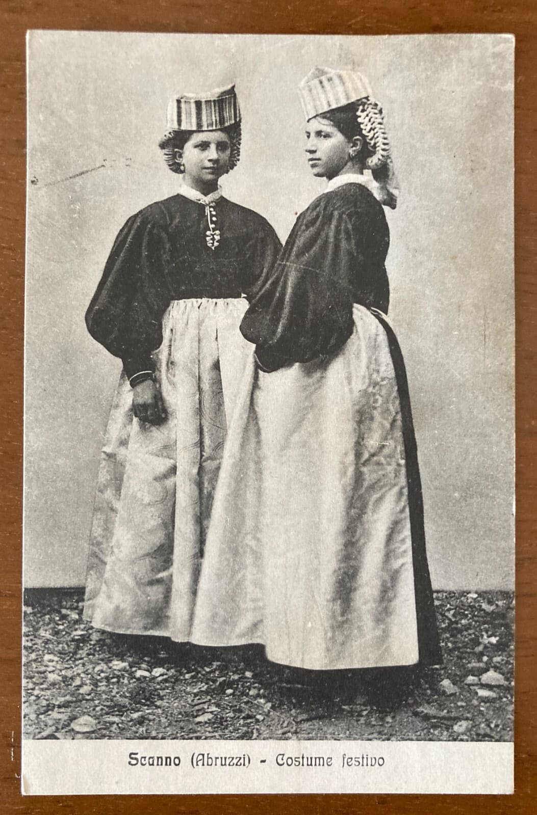 Abruzzo   Folklore   Costumi Popolari Festivi   Scanno   Antica Cartolina Da Collezione