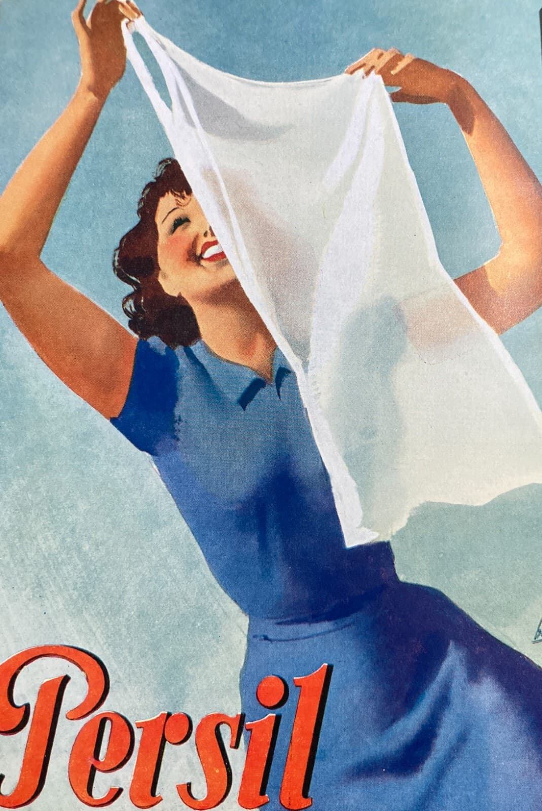 Arte Del '900, Puglia, Artista Boccasile: Stampa Pubblicitaria Detersivo Persil