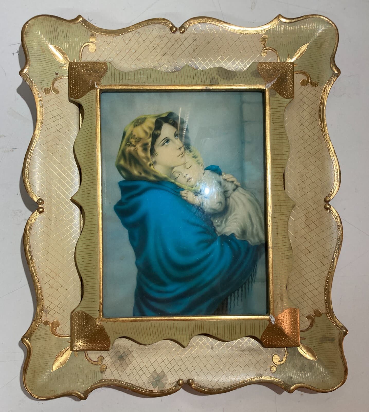 Maternità   Madonnina Del Ferruzzi   Quadro Decorativo Luminoso