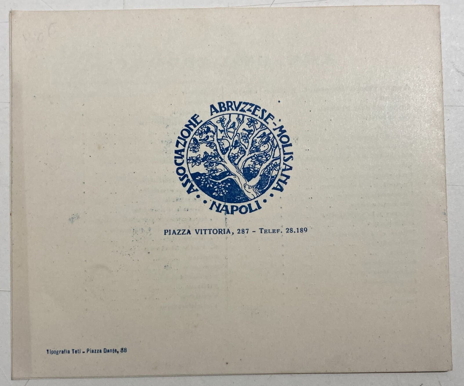 Abruzzo, Molise E Matese: Mostra Del Costume E Folklore, 1930. Artista R. Musa