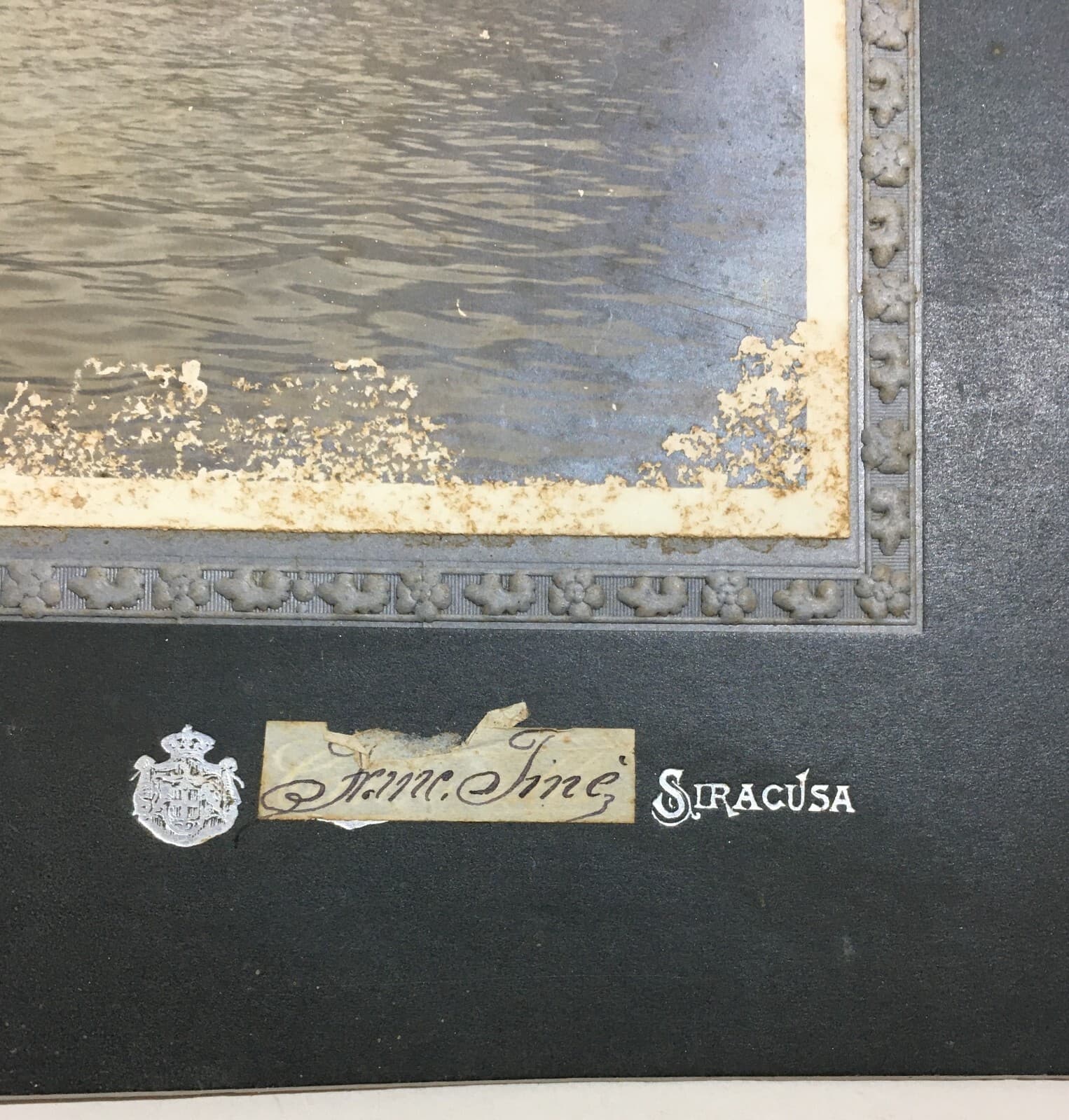 Incendio A Bordo Di Una Nave, Siracusa. Fotografia Originale Di Francesco Tinè