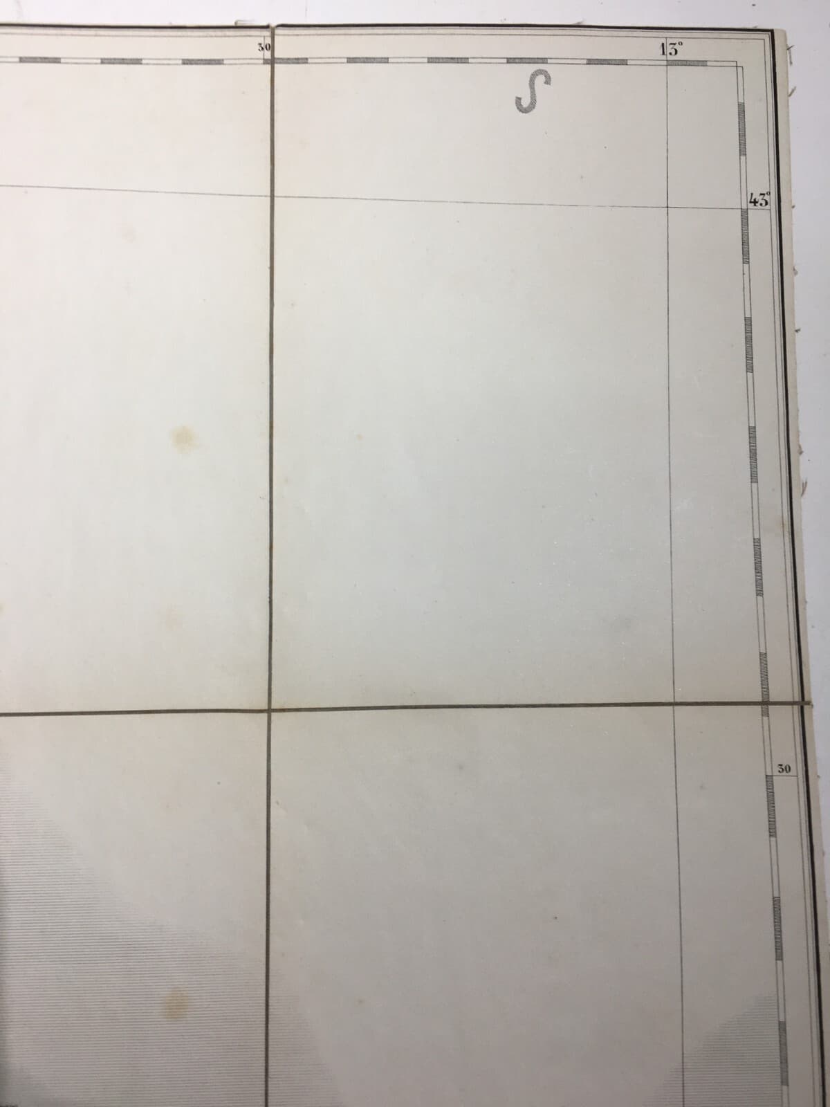 Abruzzo, Marche, Molise: Antica Cartografia Della Litoranea Adriatica Su Tela d'Epoca