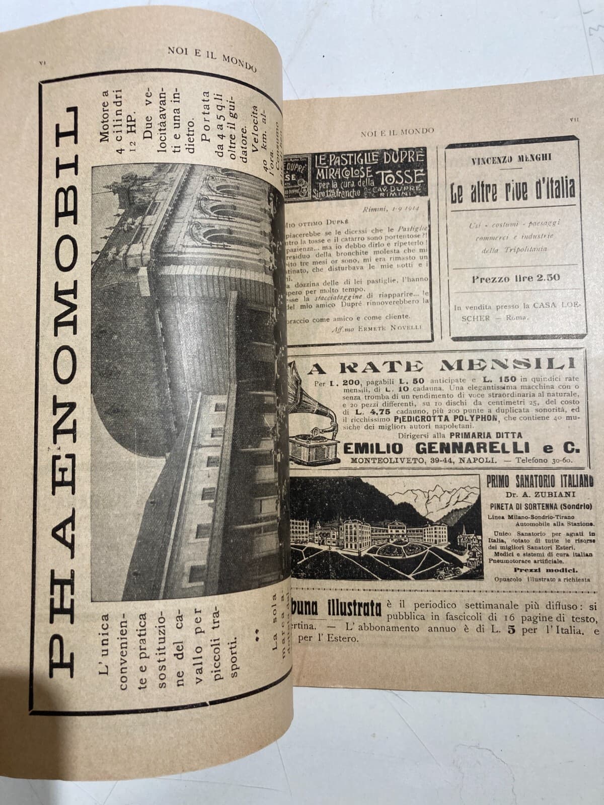 Noi E Il Mondo   Rivista Mensile De La Tribuna, 1 Febbraio 1915   Illustrazioni Di Mario Sironi