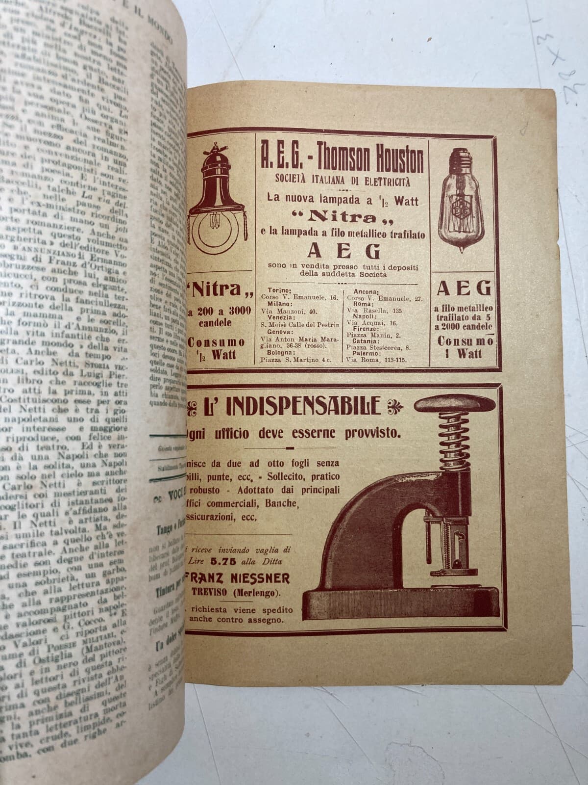 Noi E Il Mondo   Rivista Mensile De La Tribuna, 1 Febbraio 1915   Illustrazioni Di Mario Sironi