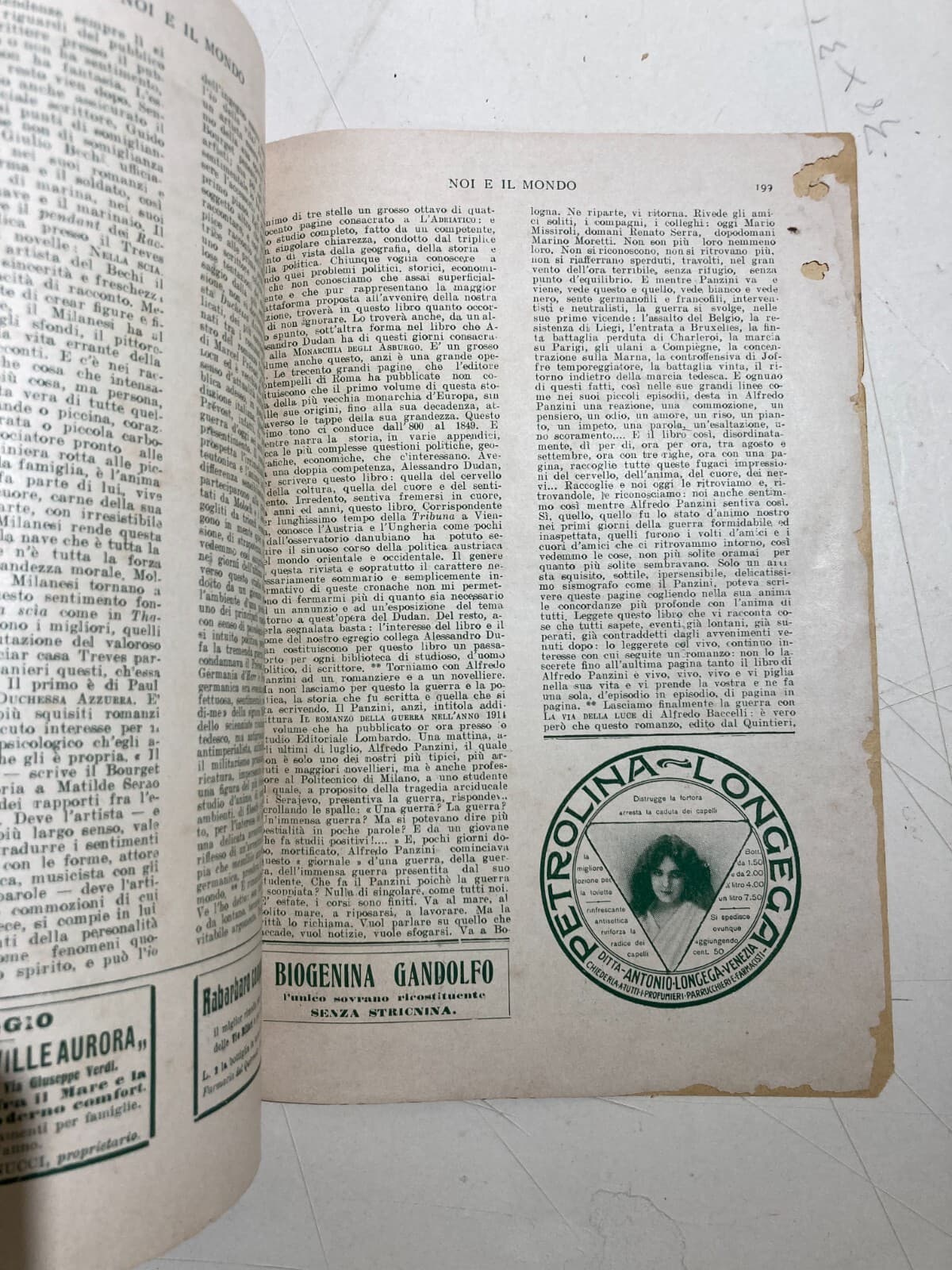 Noi E Il Mondo   Rivista Mensile De La Tribuna, 1 Febbraio 1915   Illustrazioni Di Mario Sironi