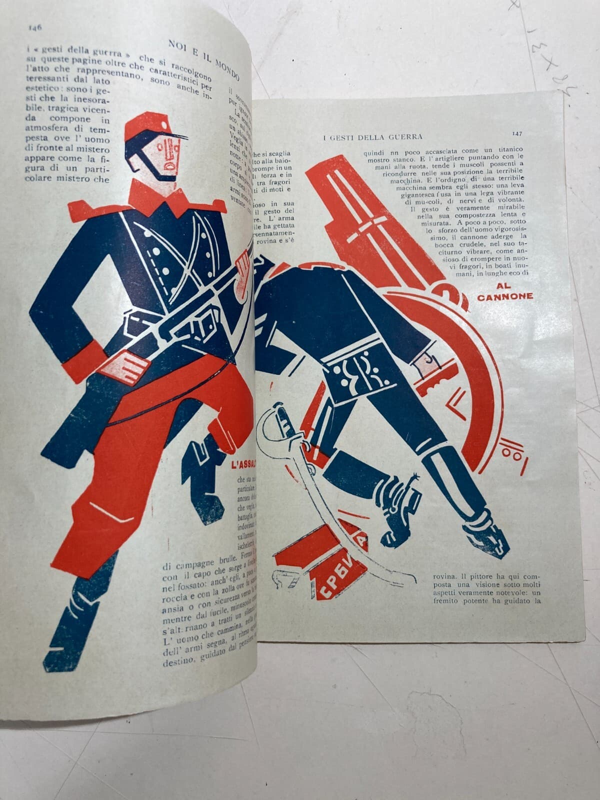 Noi E Il Mondo   Rivista Mensile De La Tribuna, 1 Febbraio 1915   Illustrazioni Di Mario Sironi