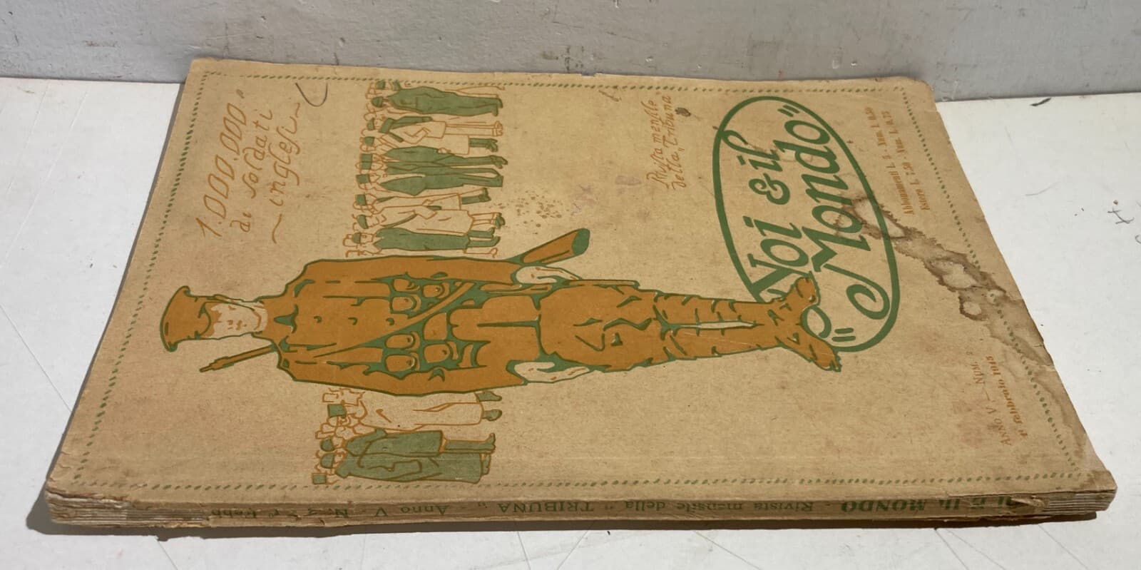 Noi E Il Mondo   Rivista Mensile De La Tribuna, 1 Febbraio 1915   Illustrazioni Di Mario Sironi