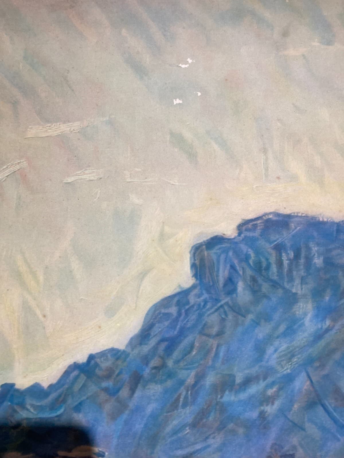 Arte Moderna, Impressionismo, Paesaggio: Vecchia Stampa Decorativa A Colori (Monet)