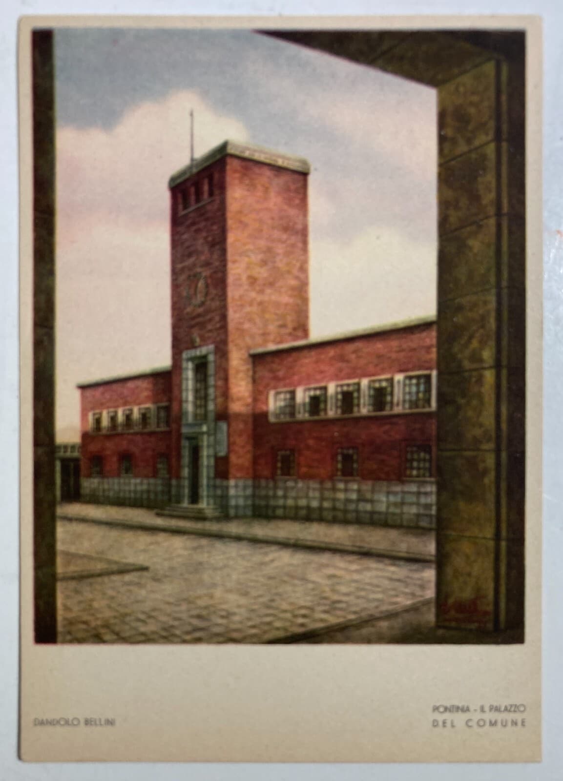 Agro Pontino: Architettura Del Regime A Pontinia. Municipio E Case Rurali (set Di 2 Cartoline)