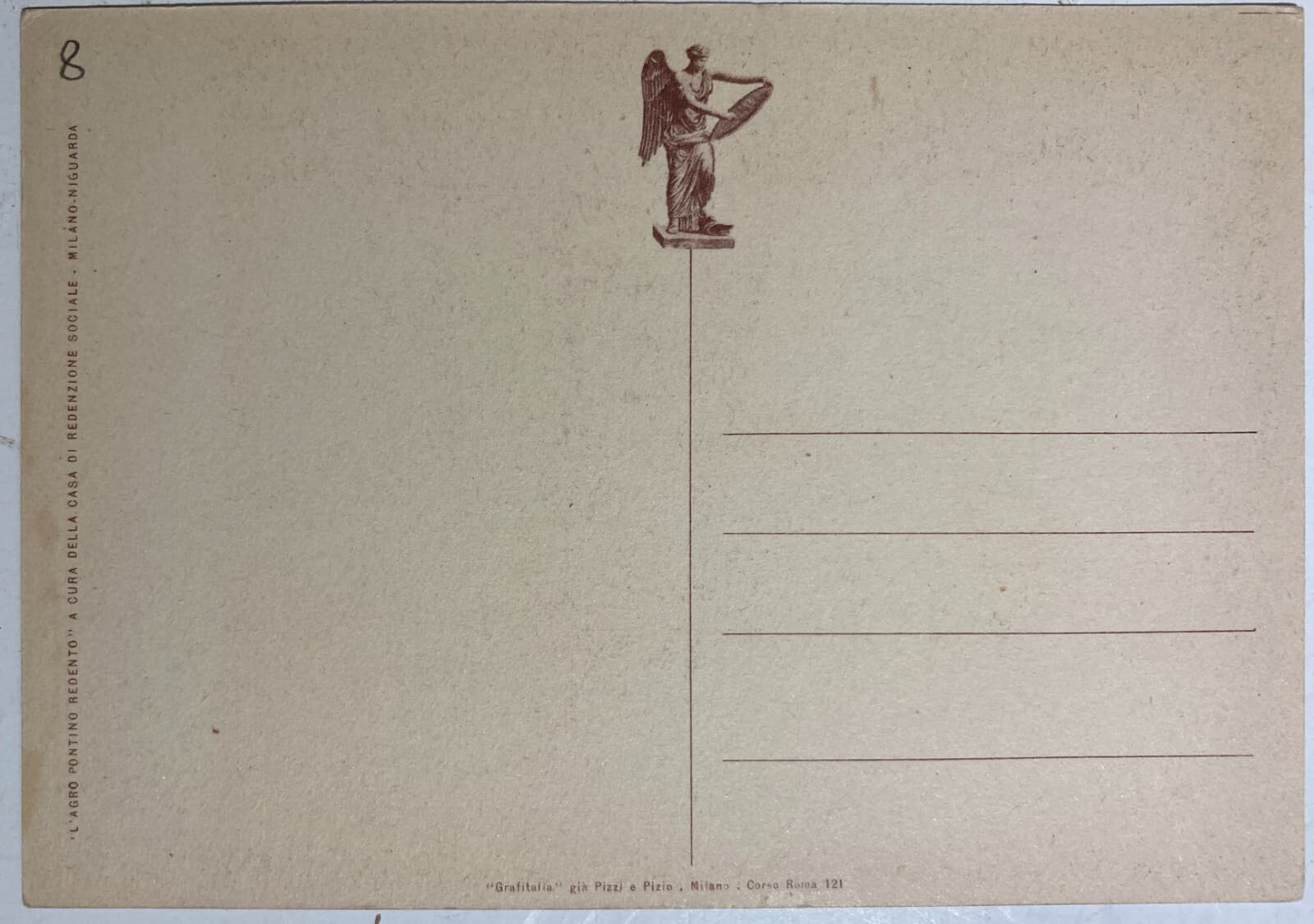 Agro Pontino: Architettura Del Regime A Pontinia. Municipio E Case Rurali (set Di 2 Cartoline)