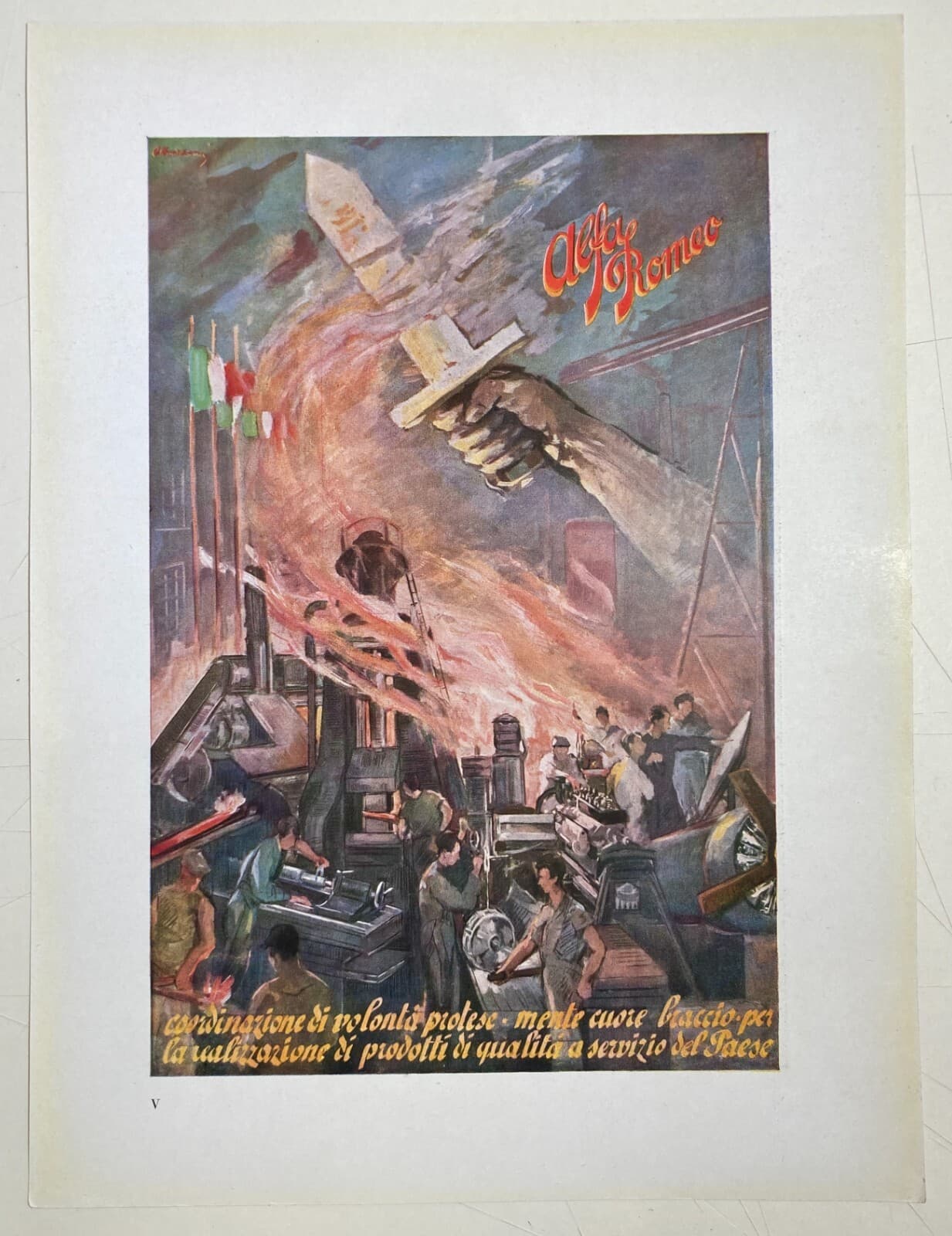 Meccanica, Automobilismo E Motori: Propaganda d'Epoca Alfa Romeo E Zucchero (1941)