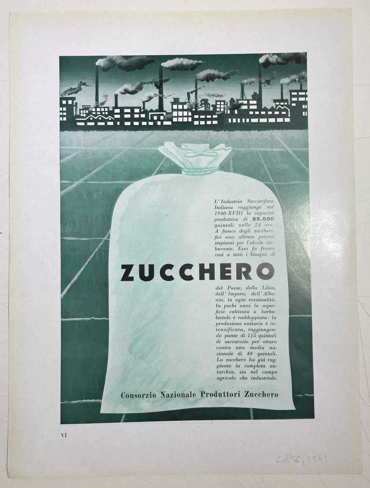 Meccanica, Automobilismo E Motori: Propaganda d'Epoca Alfa Romeo E Zucchero (1941)