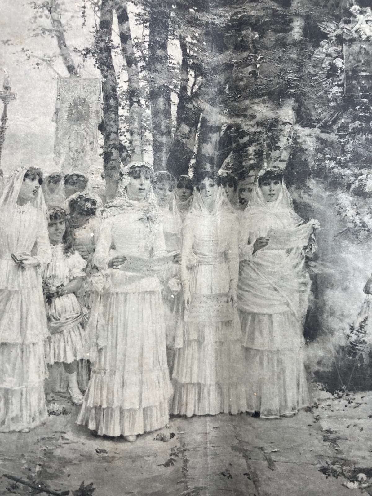 Arte, Folklore, Processione: Festa Di Maria A Venezia. Artista Enrique Serra, Felici